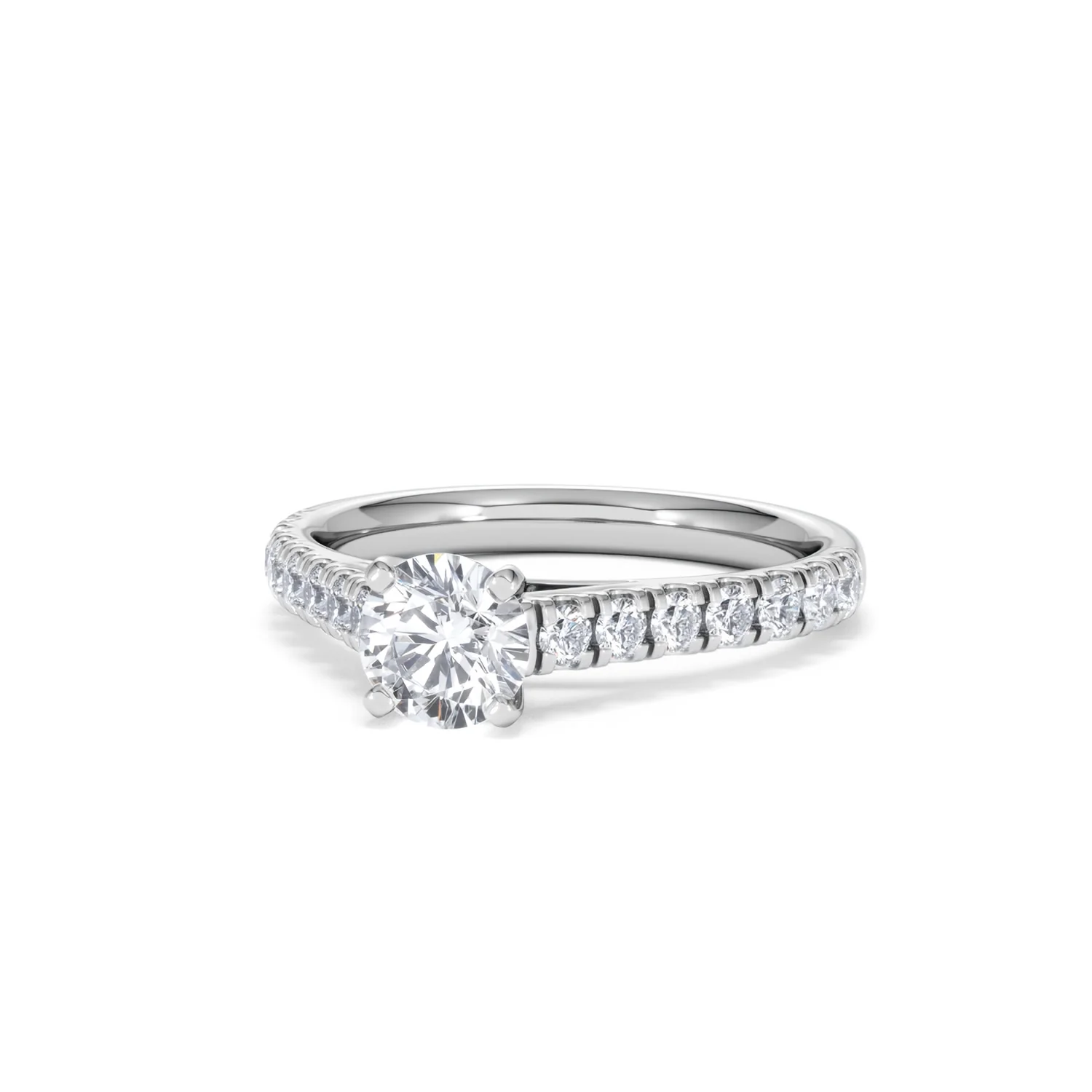 Natalia GIA Diamond Engagement Side Stone Ring Platinum 1.15CT G/VS2 - Image 84