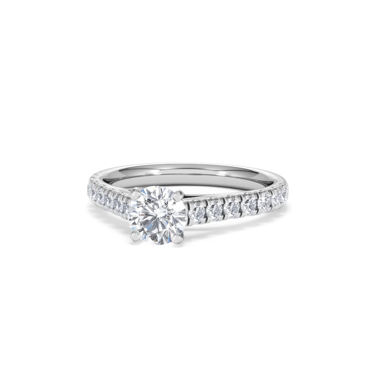 Natalia GIA Diamond Engagement Side Stone Ring Platinum 1.15CT G/VS2 - Image 85