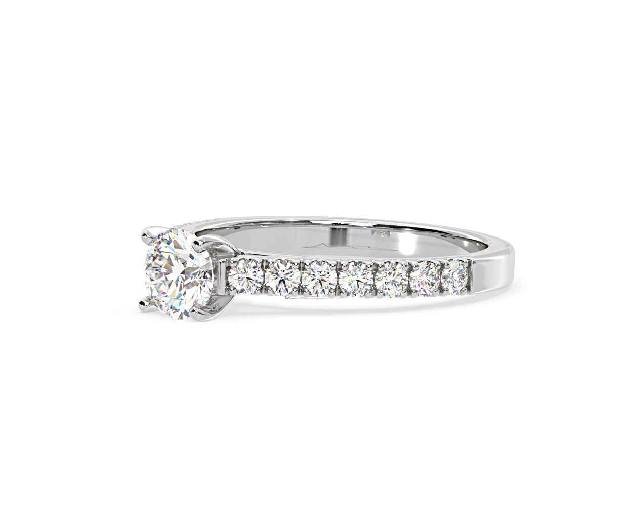 Natalia GIA Diamond Engagement Side Stone Ring Platinum 1.15CT G/VS2 - Image 97