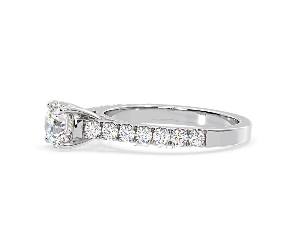Natalia GIA Diamond Engagement Side Stone Ring Platinum 1.40CT G/VS1 - Image 103