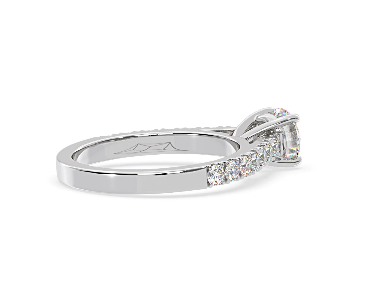 Natalia GIA Diamond Engagement Side Stone Ring Platinum 1.40CT G/VS1 - Image 140
