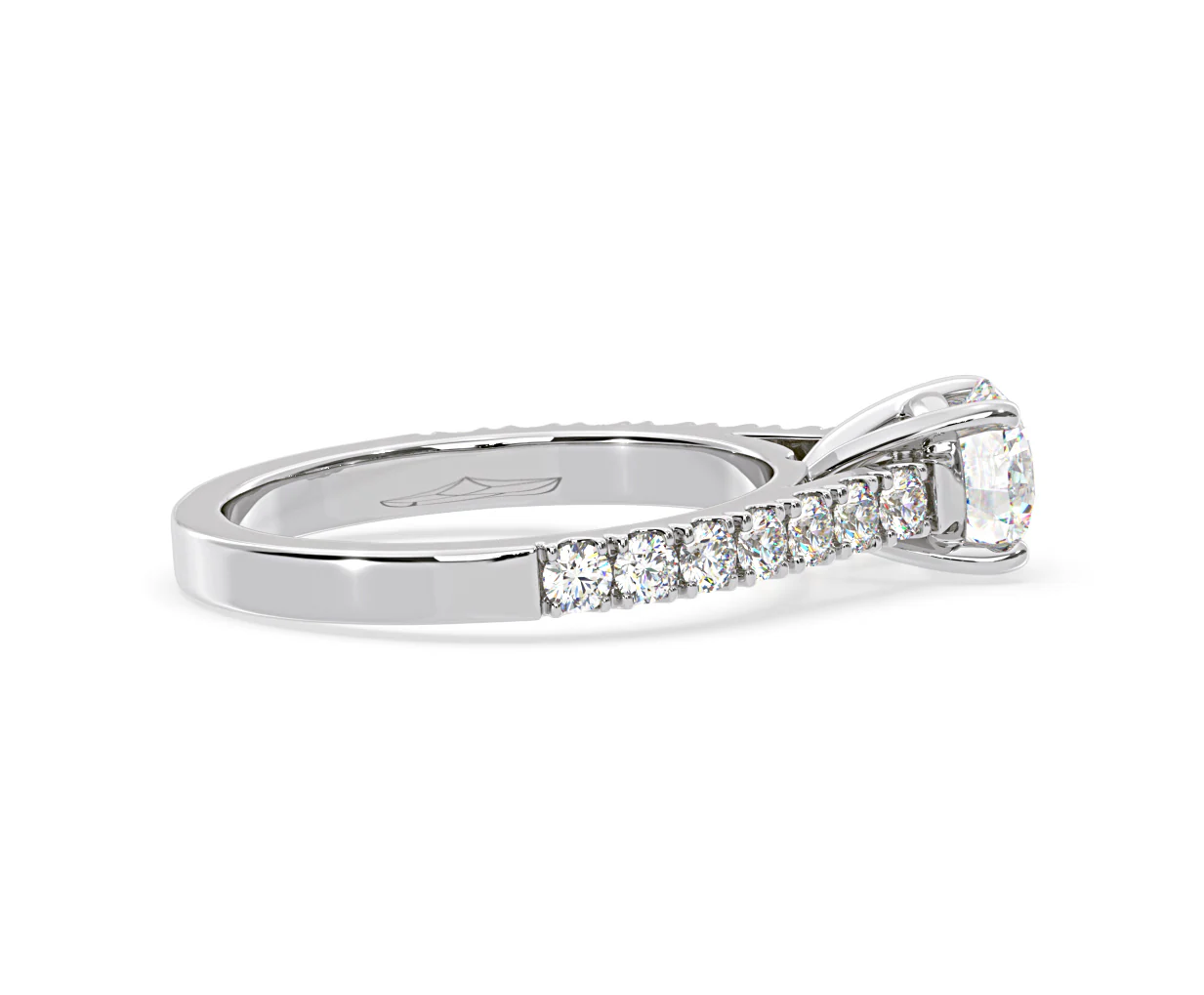 Natalia GIA Diamond Engagement Side Stone Ring Platinum 1.40CT G/VS1 - Image 145