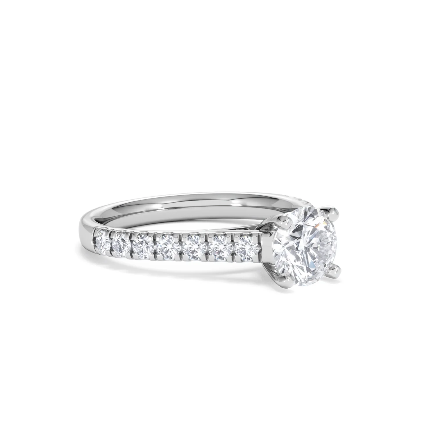 Natalia GIA Diamond Engagement Side Stone Ring Platinum 1.40CT G/VS1 - Image 16