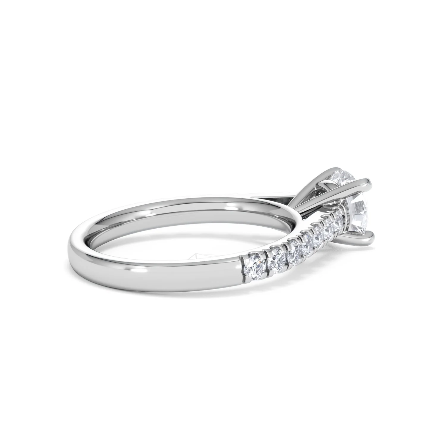 Natalia GIA Diamond Engagement Side Stone Ring Platinum 1.40CT G/VS1 - Image 34