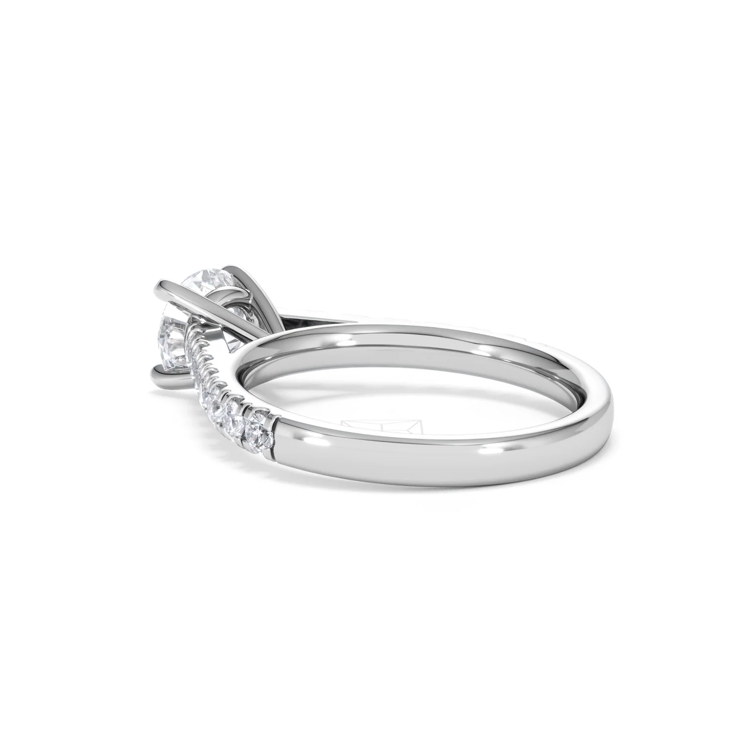 Natalia GIA Diamond Engagement Side Stone Ring Platinum 1.40CT G/VS1 - Image 58