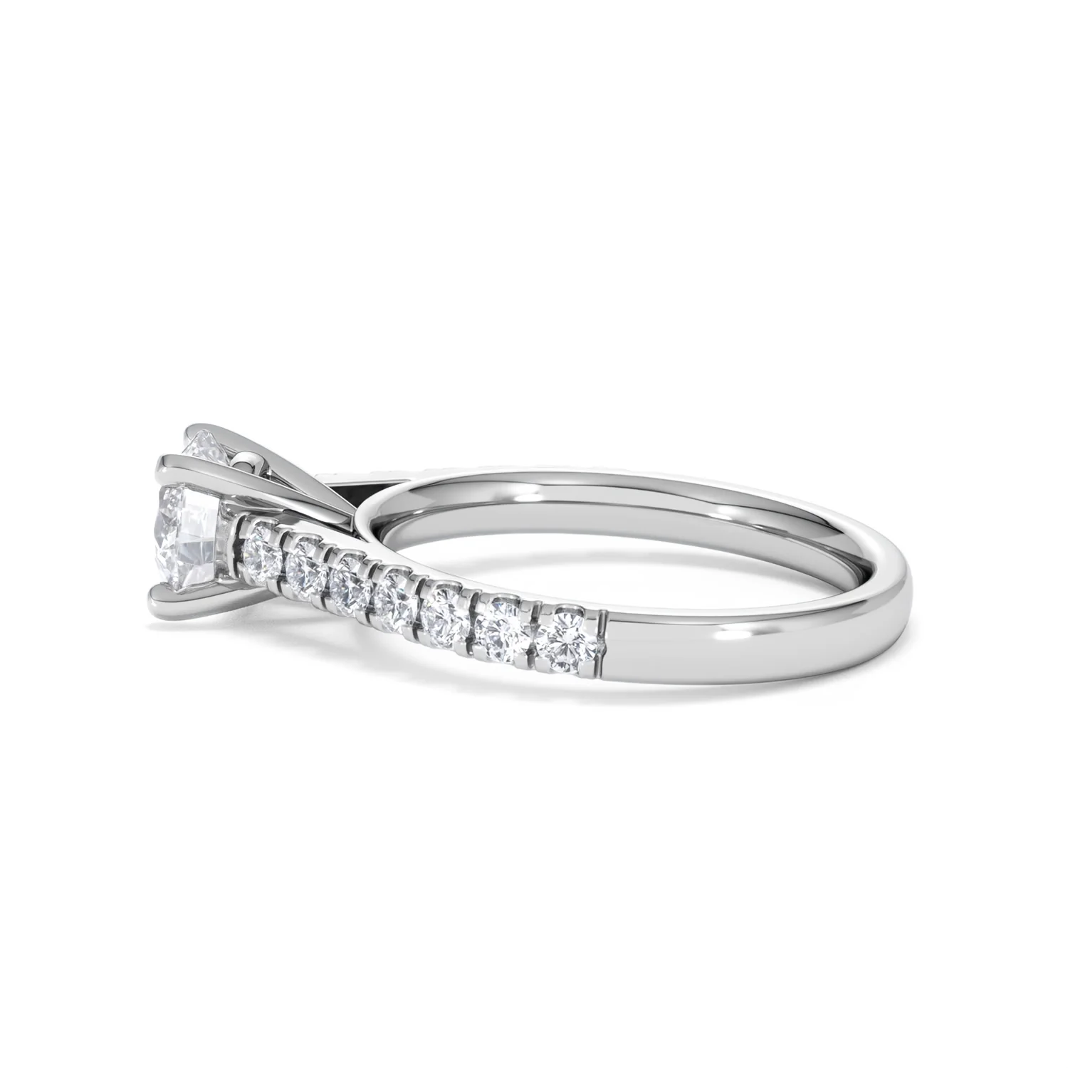 Natalia GIA Diamond Engagement Side Stone Ring Platinum 1.40CT G/VS1 - Image 66