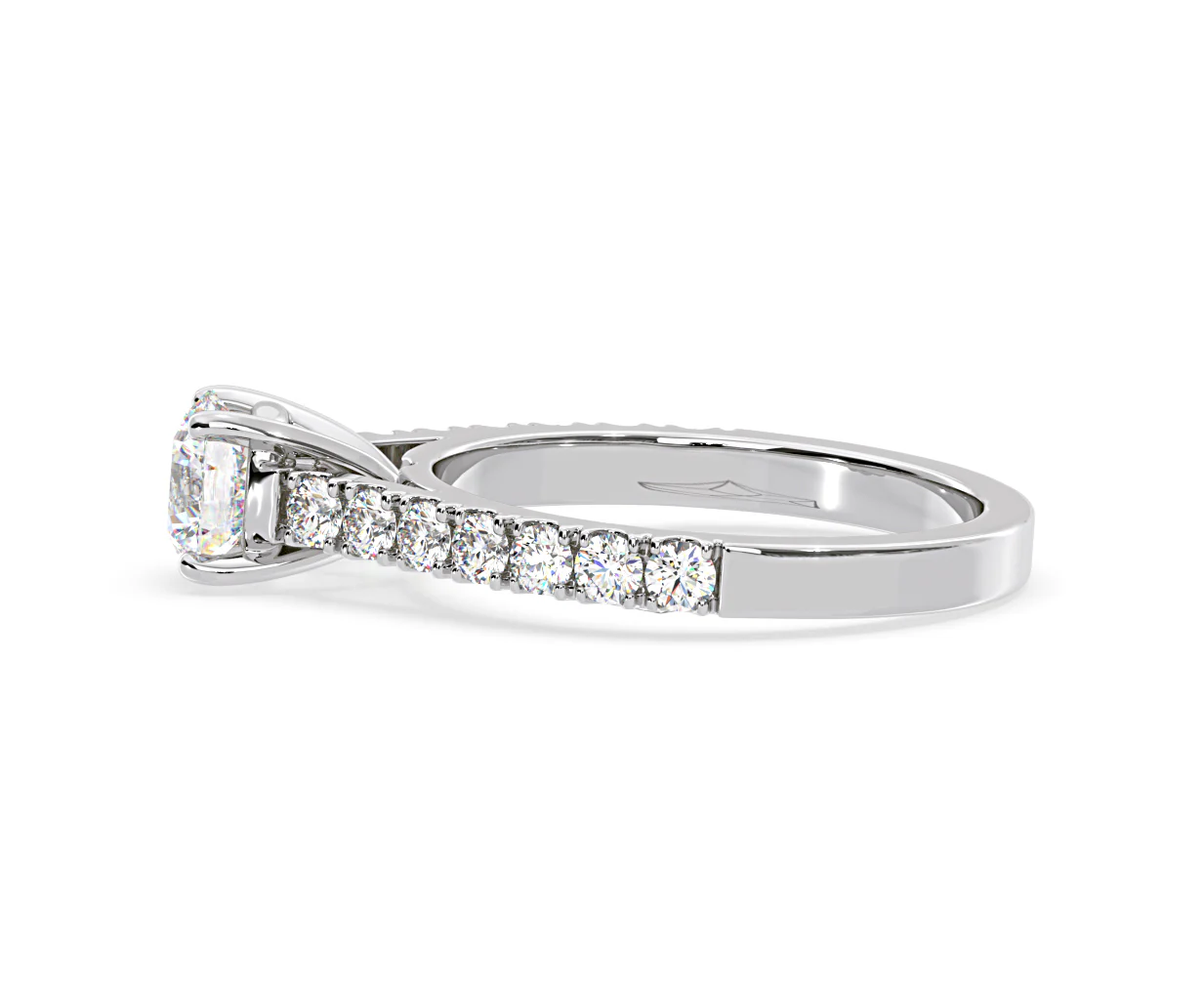 Natalia GIA Diamond Engagement Side Stone Ring Platinum 1.50CT G/VS2 - Image 108