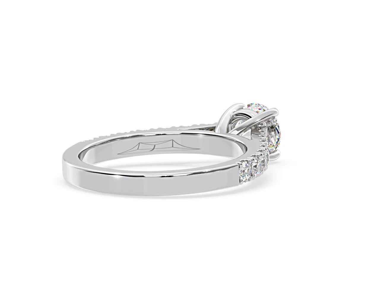 Natalia GIA Diamond Engagement Side Stone Ring Platinum 1.50CT G/VS2 - Image 136