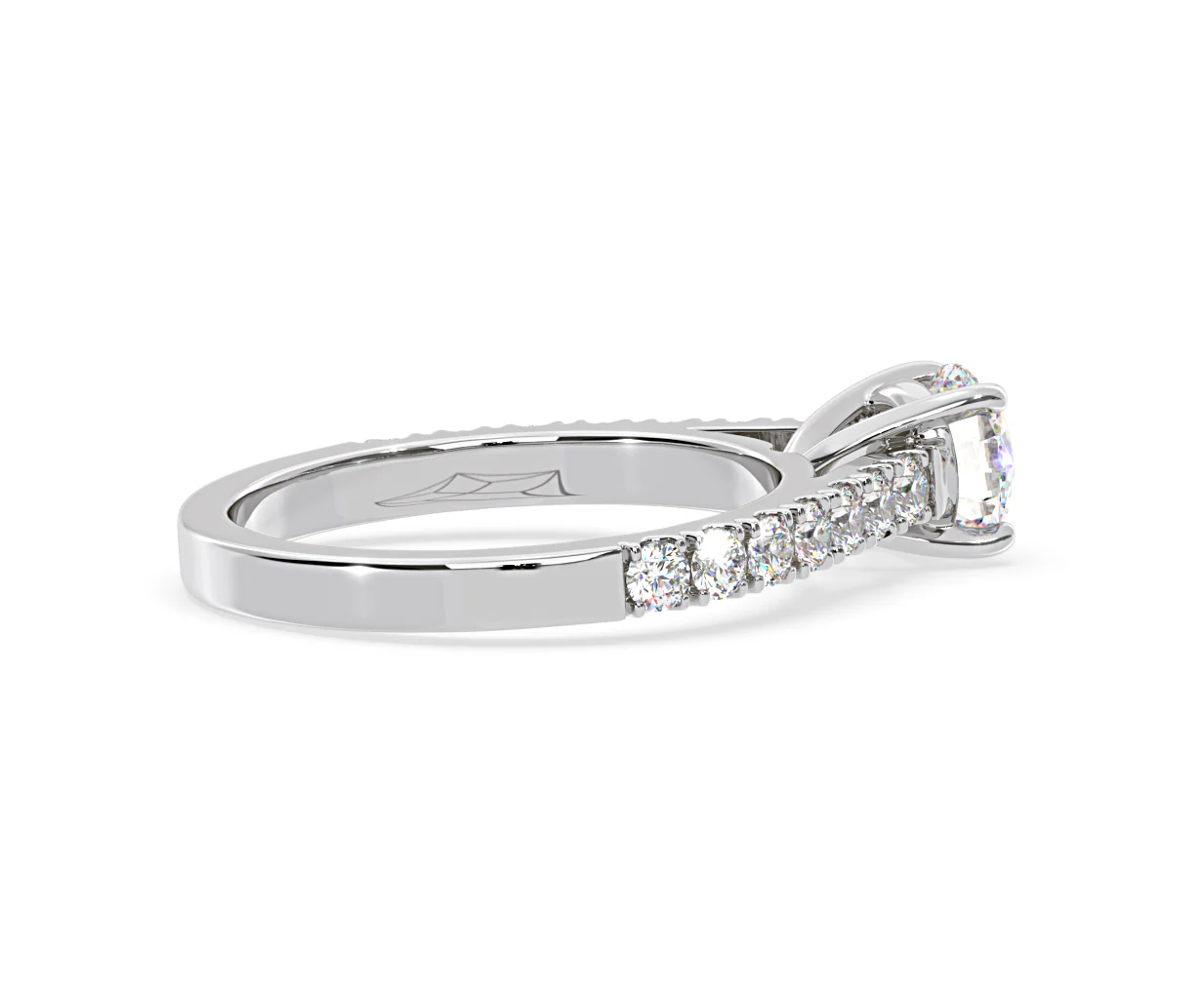 Natalia GIA Diamond Engagement Side Stone Ring Platinum 1.50CT G/VS2 - Image 142