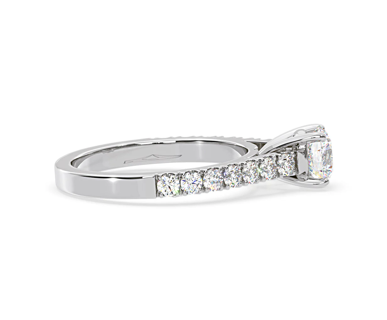 Natalia GIA Diamond Engagement Side Stone Ring Platinum 1.50CT G/VS2 - Image 147