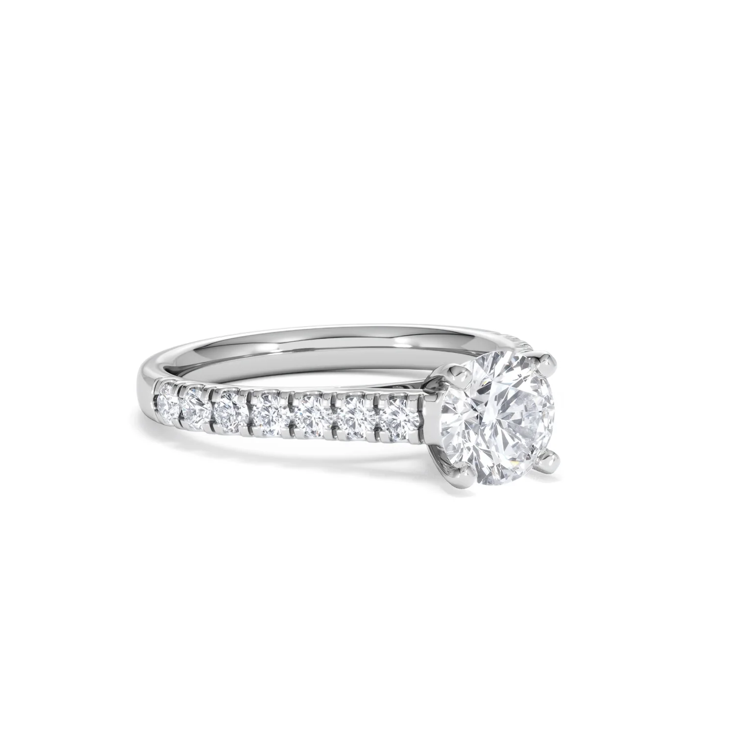 Natalia GIA Diamond Engagement Side Stone Ring Platinum 1.50CT G/VS2 - Image 15