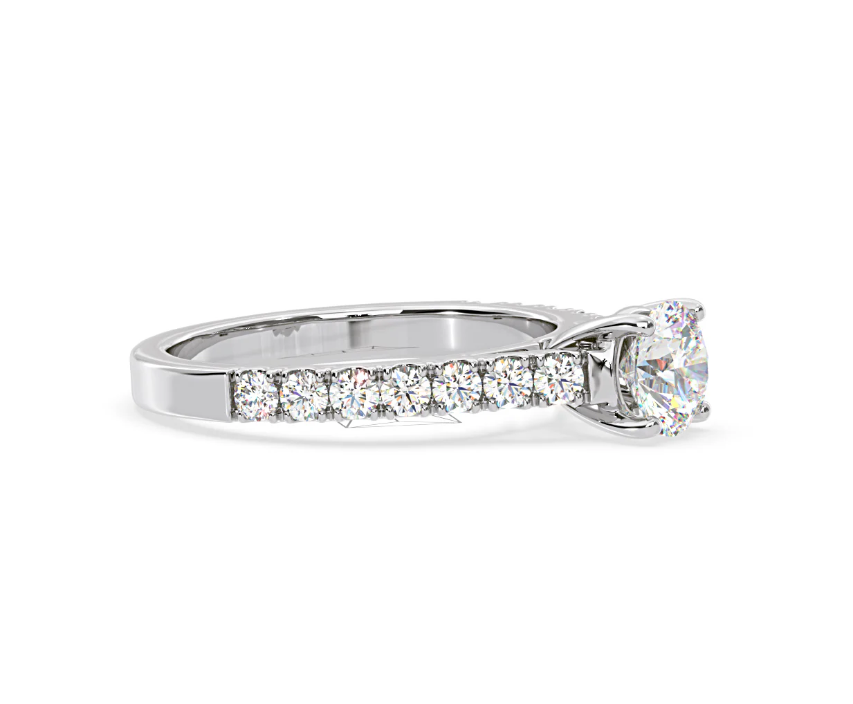 Natalia GIA Diamond Engagement Side Stone Ring Platinum 1.50CT G/VS2 - Image 154