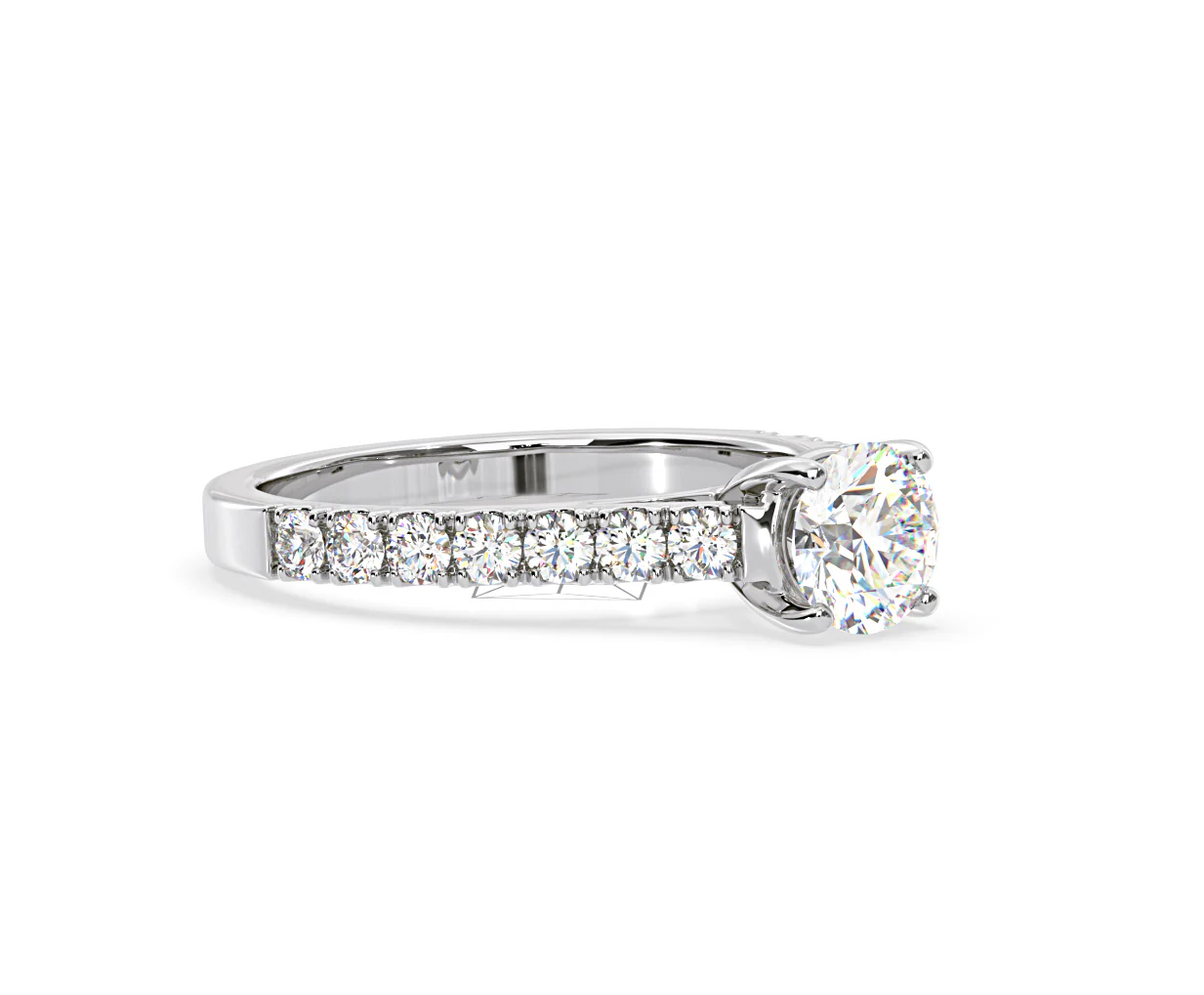 Natalia GIA Diamond Engagement Side Stone Ring Platinum 1.50CT G/VS2 - Image 158