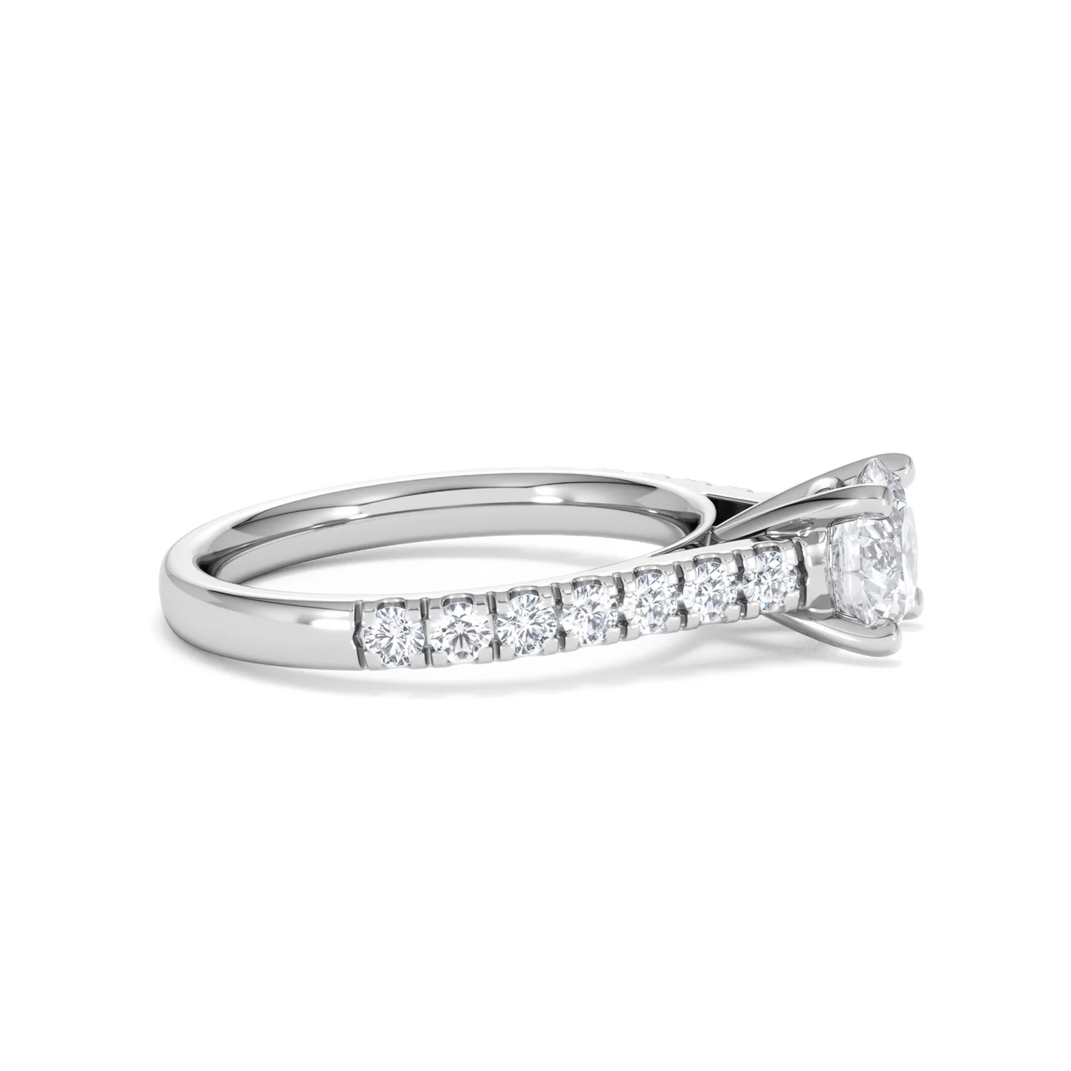 Natalia GIA Diamond Engagement Side Stone Ring Platinum 1.50CT G/VS2 - Image 25