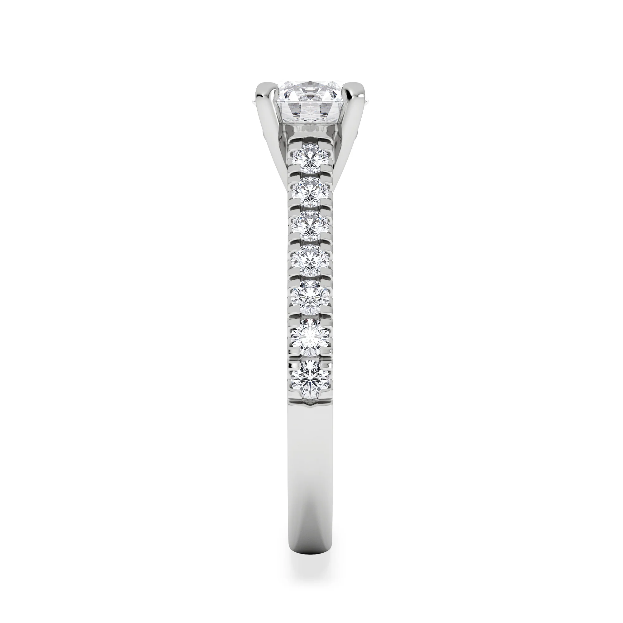 Natalia GIA Diamond Engagement Side Stone Ring Platinum 1.50CT G/VS2 - Image 5