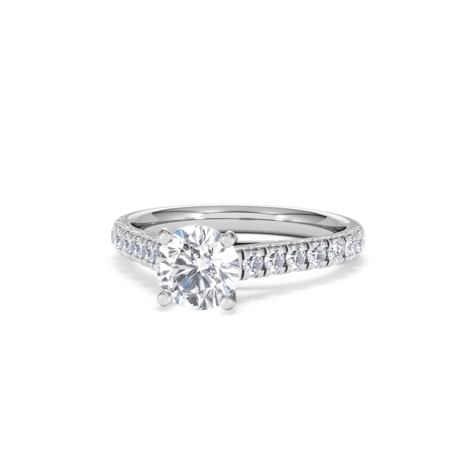 Natalia GIA Diamond Engagement Side Stone Ring Platinum 1.50CT G/VS2 - Image 85