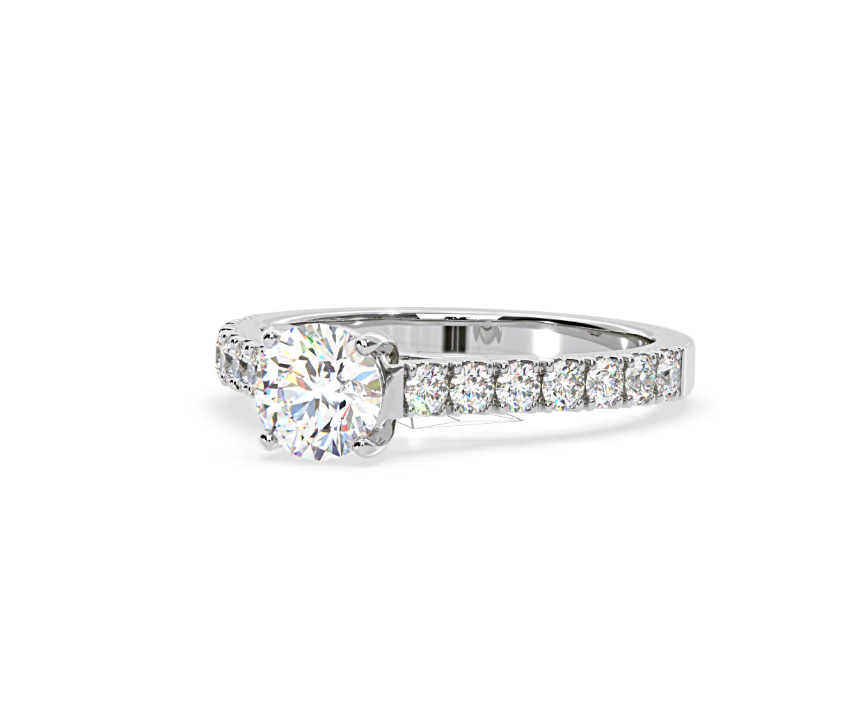 Natalia GIA Diamond Engagement Side Stone Ring Platinum 1.50CT G/VS2 - Image 93