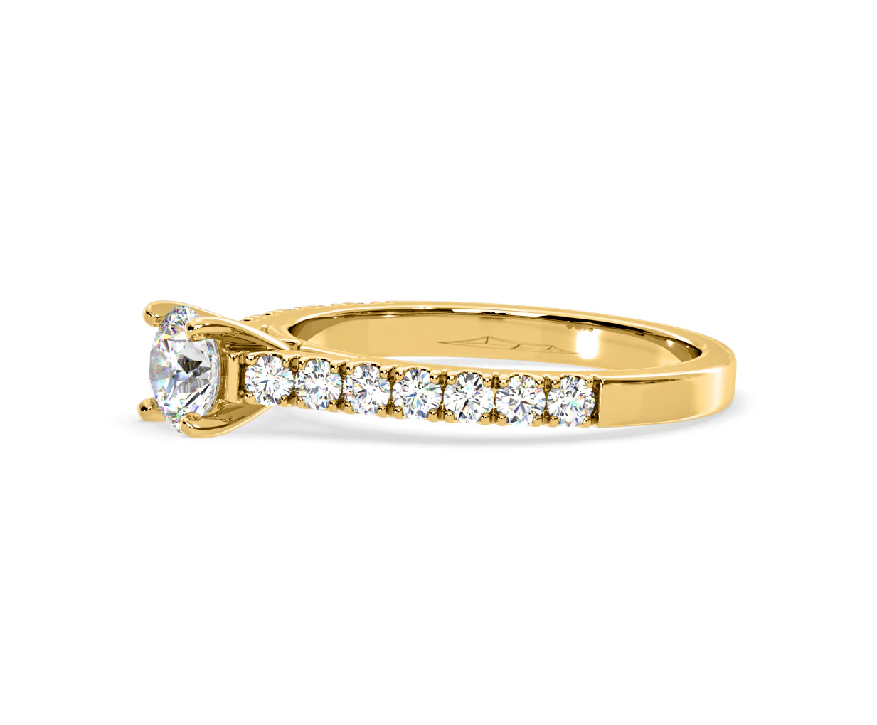 Natalia Lab Diamond Engagement Side Stone Ring 18K Gold 0.91CT F/VS1 - Image 102