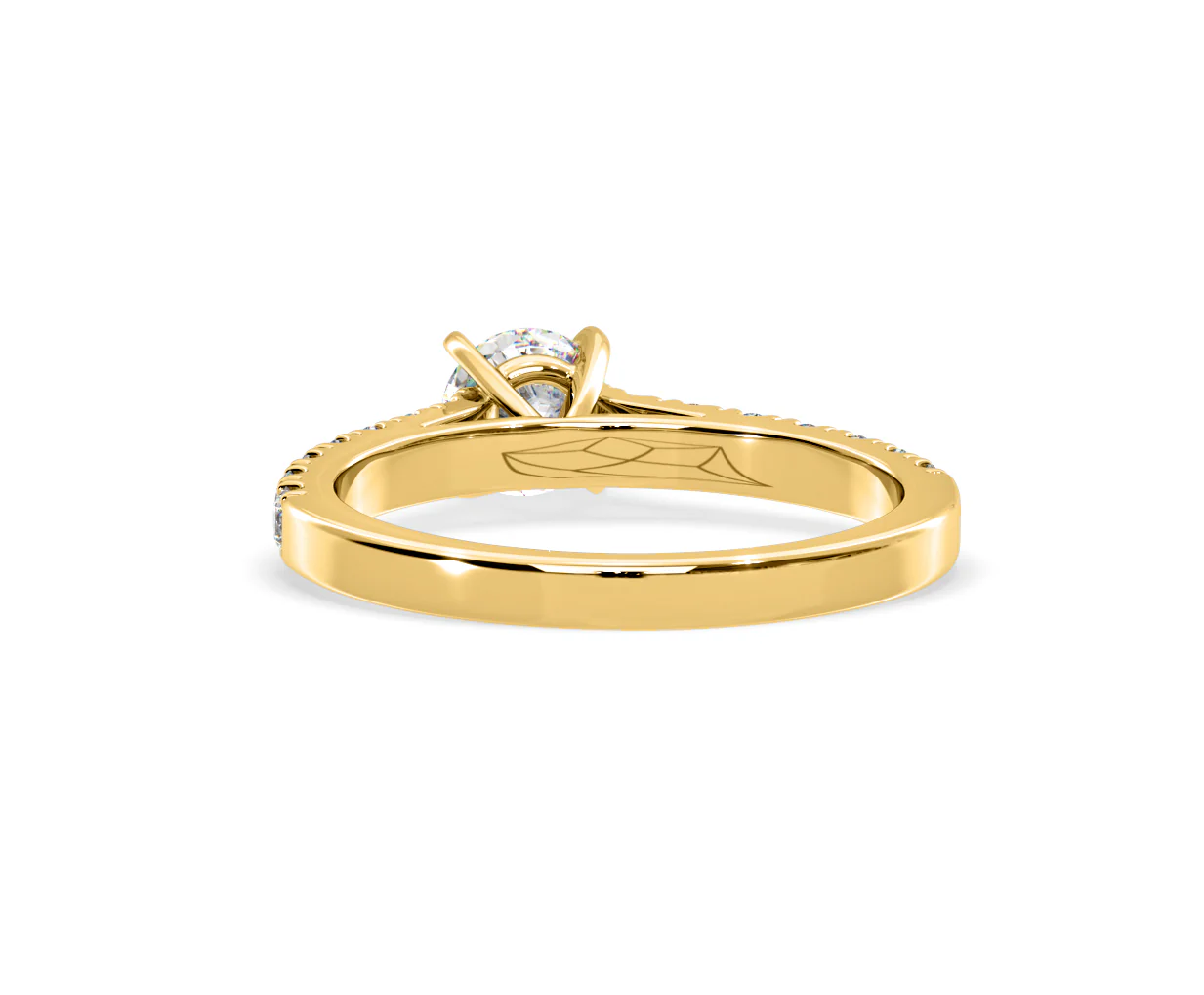 Natalia Lab Diamond Engagement Side Stone Ring 18K Gold 0.91CT F/VS1 - Image 125