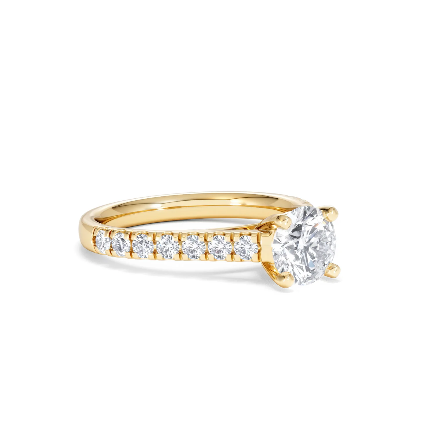 Natalia Lab Diamond Engagement Side Stone Ring 18K Gold 1.50CT F/VS1 - Image 16