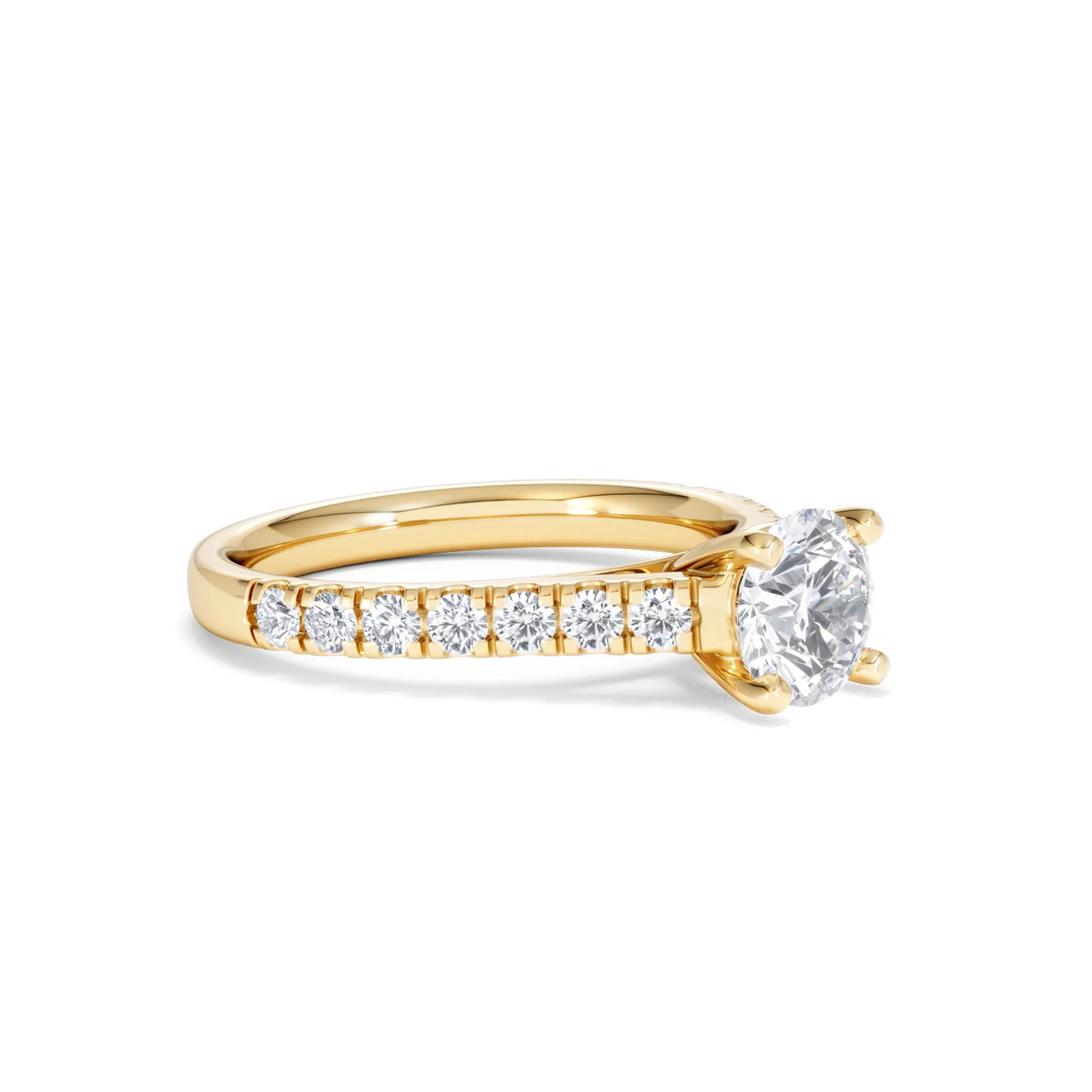 Natalia Lab Diamond Engagement Side Stone Ring 18K Gold 1.50CT F/VS1 - Image 18