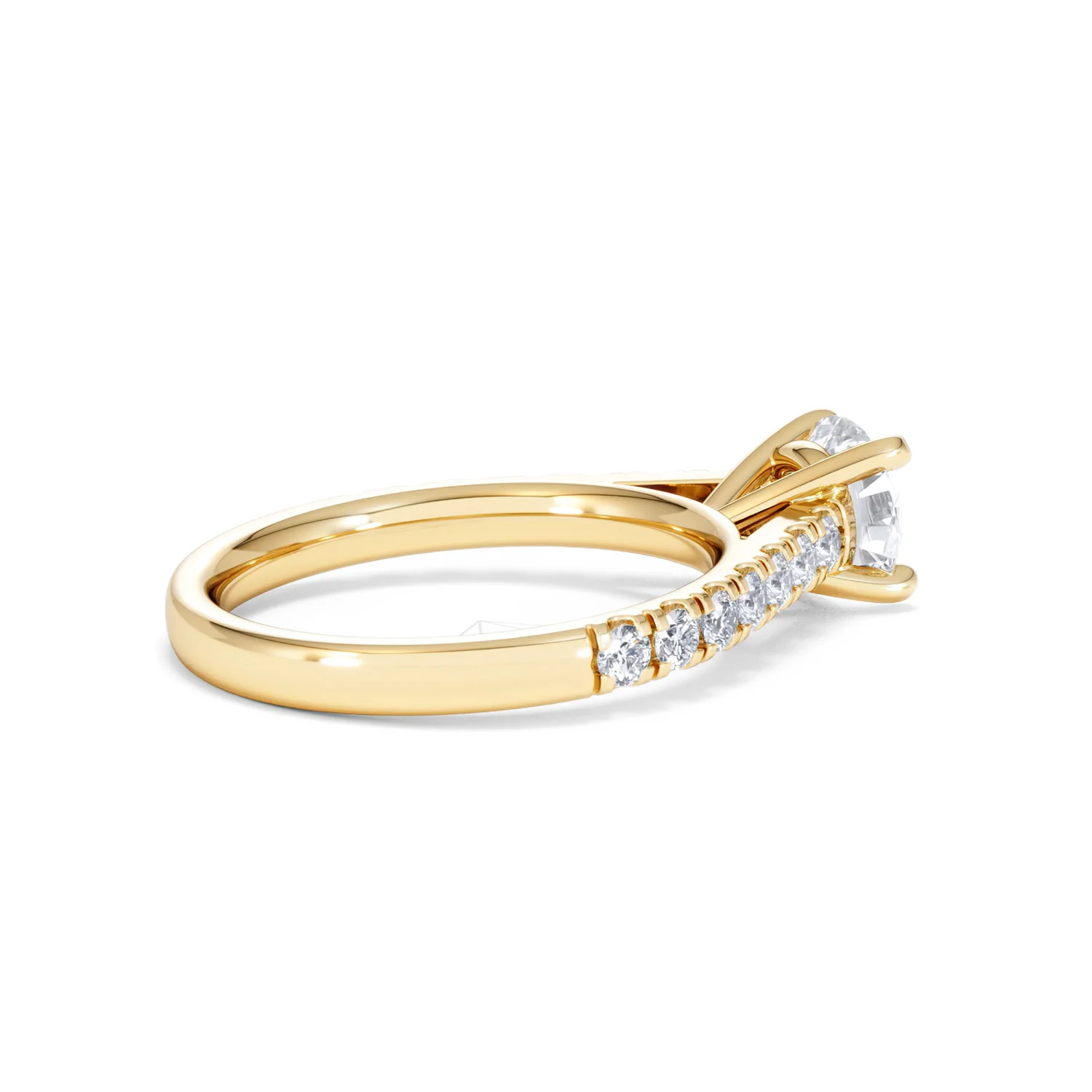 Natalia Lab Diamond Engagement Side Stone Ring 18K Gold 1.50CT F/VS1 - Image 34
