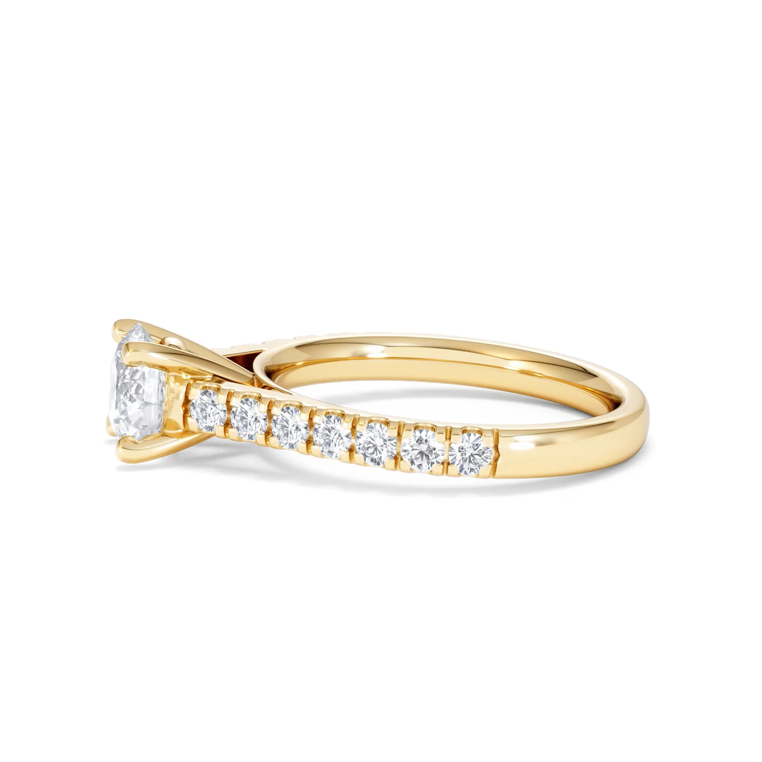 Natalia Lab Diamond Engagement Side Stone Ring 18K Gold 1.50CT F/VS1 - Image 70