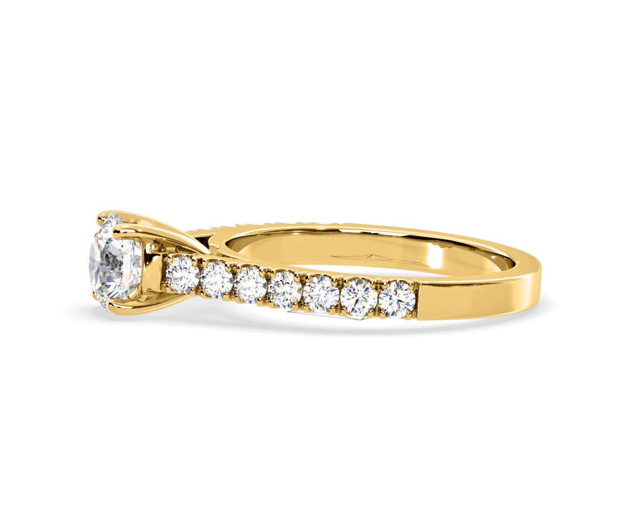 Natalia Lab Diamond Engagement Side Stone Ring 18K Gold 2.00CT F/VS1 - Image 105