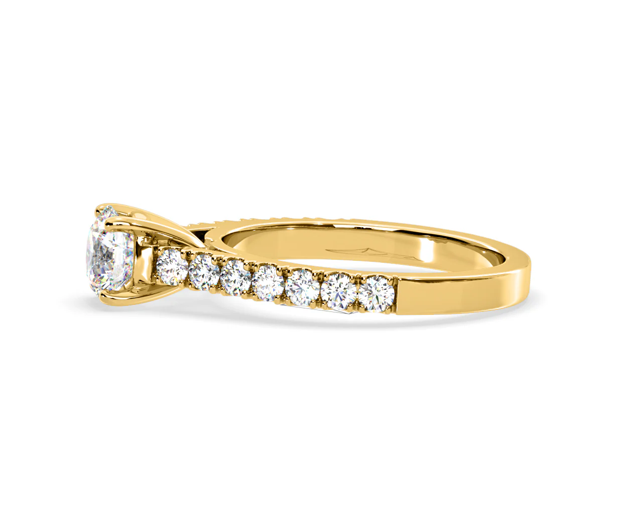 Natalia Lab Diamond Engagement Side Stone Ring 18K Gold 2.00CT F/VS1 - Image 106