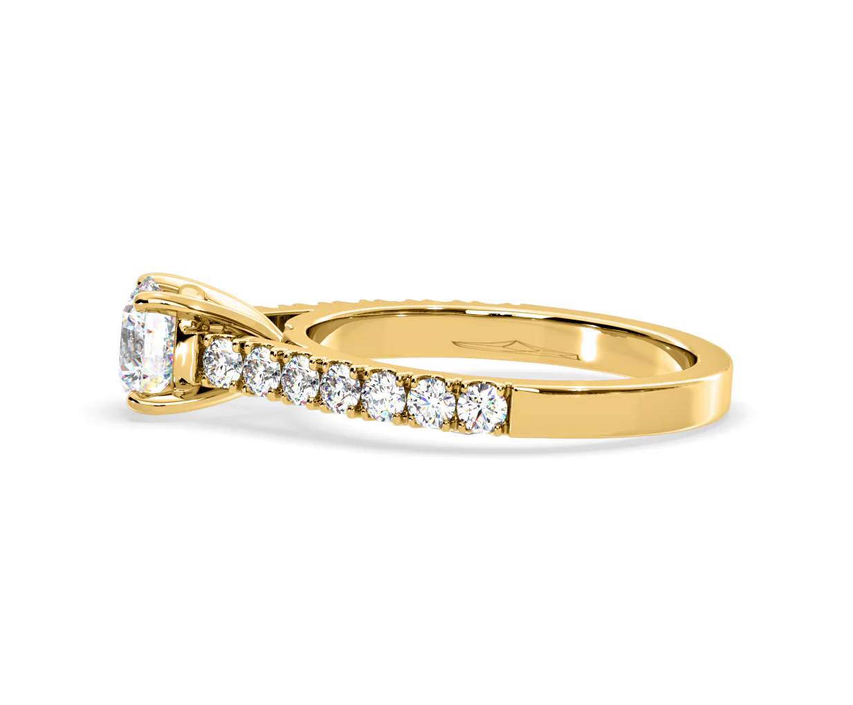 Natalia Lab Diamond Engagement Side Stone Ring 18K Gold 2.00CT F/VS1 - Image 108