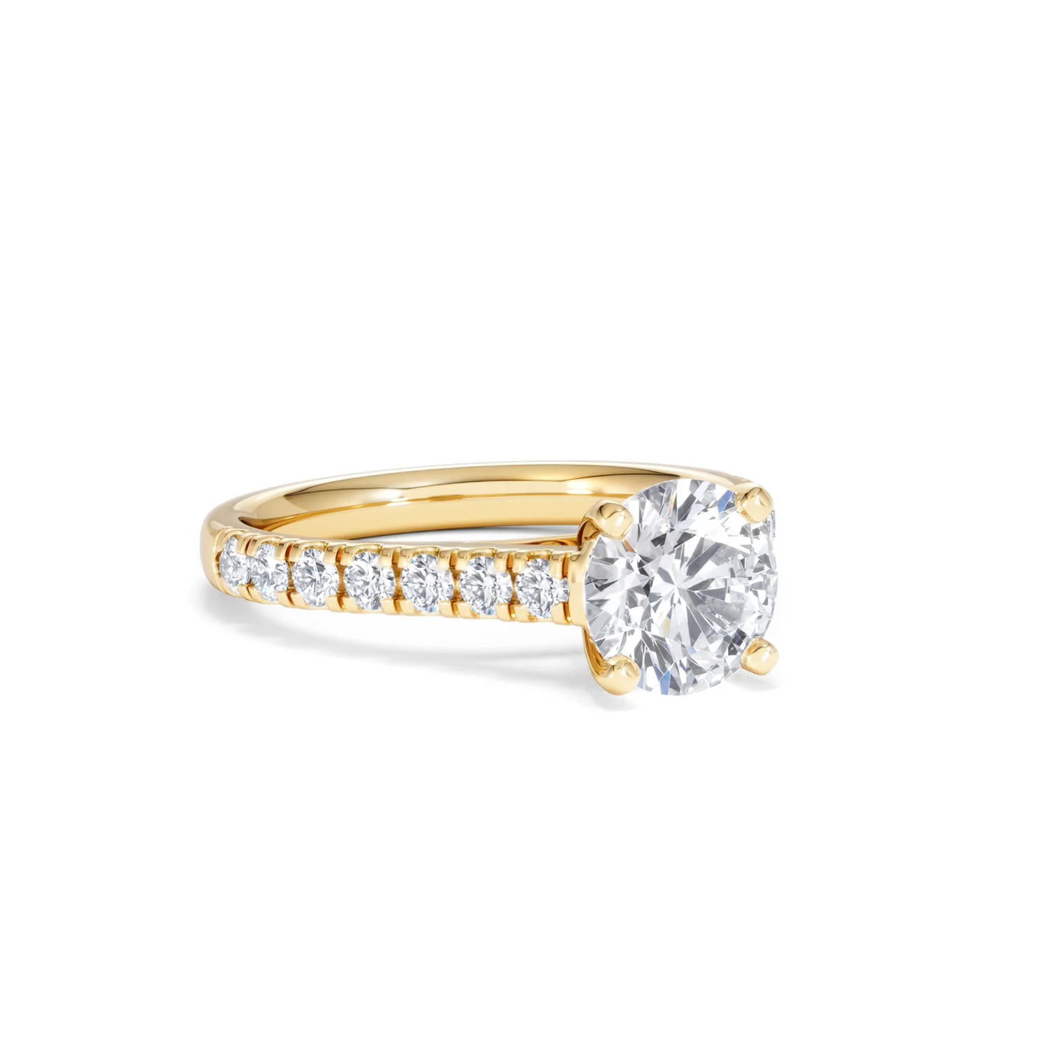 Natalia Lab Diamond Engagement Side Stone Ring 18K Gold 2.00CT F/VS1 - Image 14