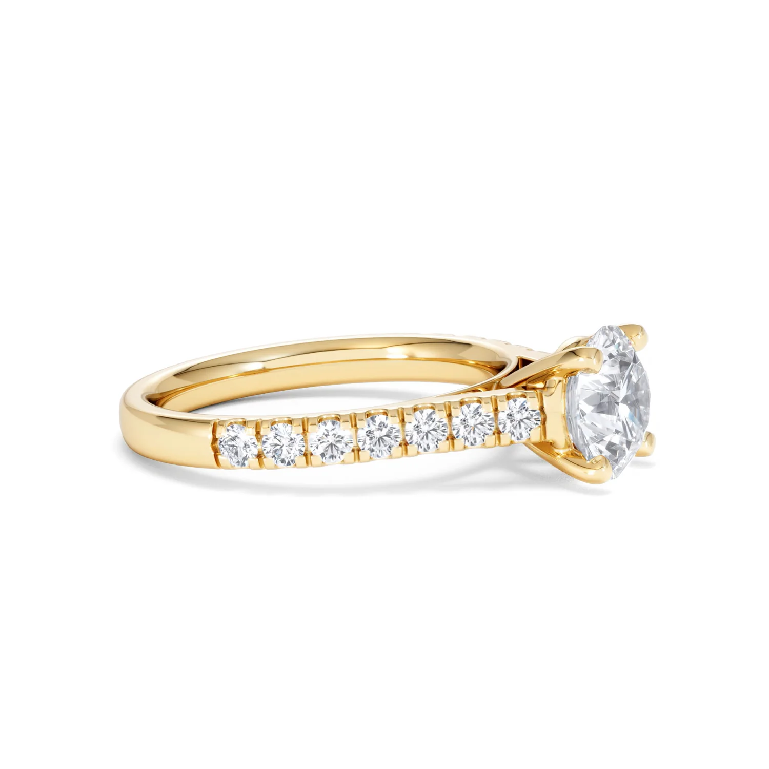 Natalia Lab Diamond Engagement Side Stone Ring 18K Gold 2.00CT F/VS1 - Image 22