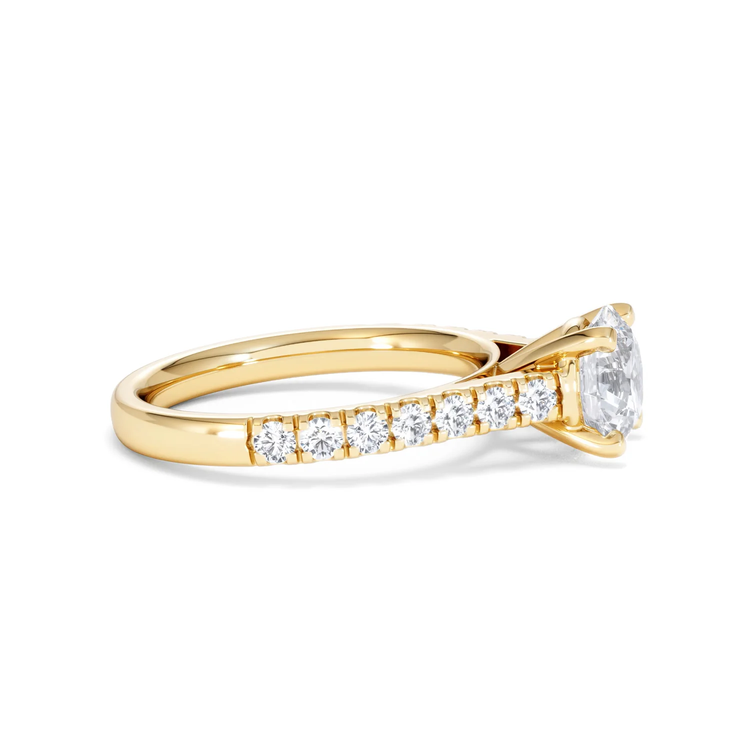 Natalia Lab Diamond Engagement Side Stone Ring 18K Gold 2.00CT F/VS1 - Image 25