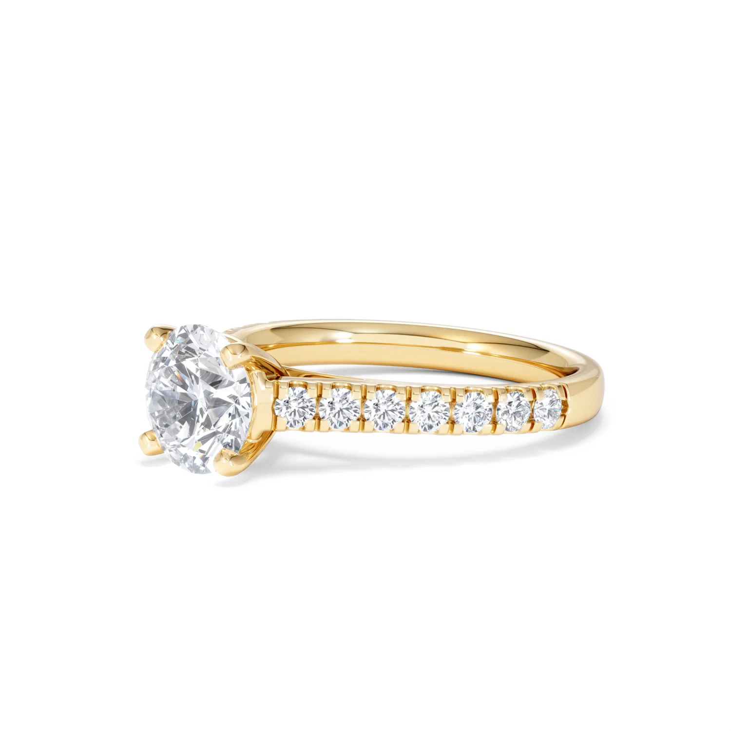 Natalia Lab Diamond Engagement Side Stone Ring 18K Gold 2.00CT F/VS1 - Image 78
