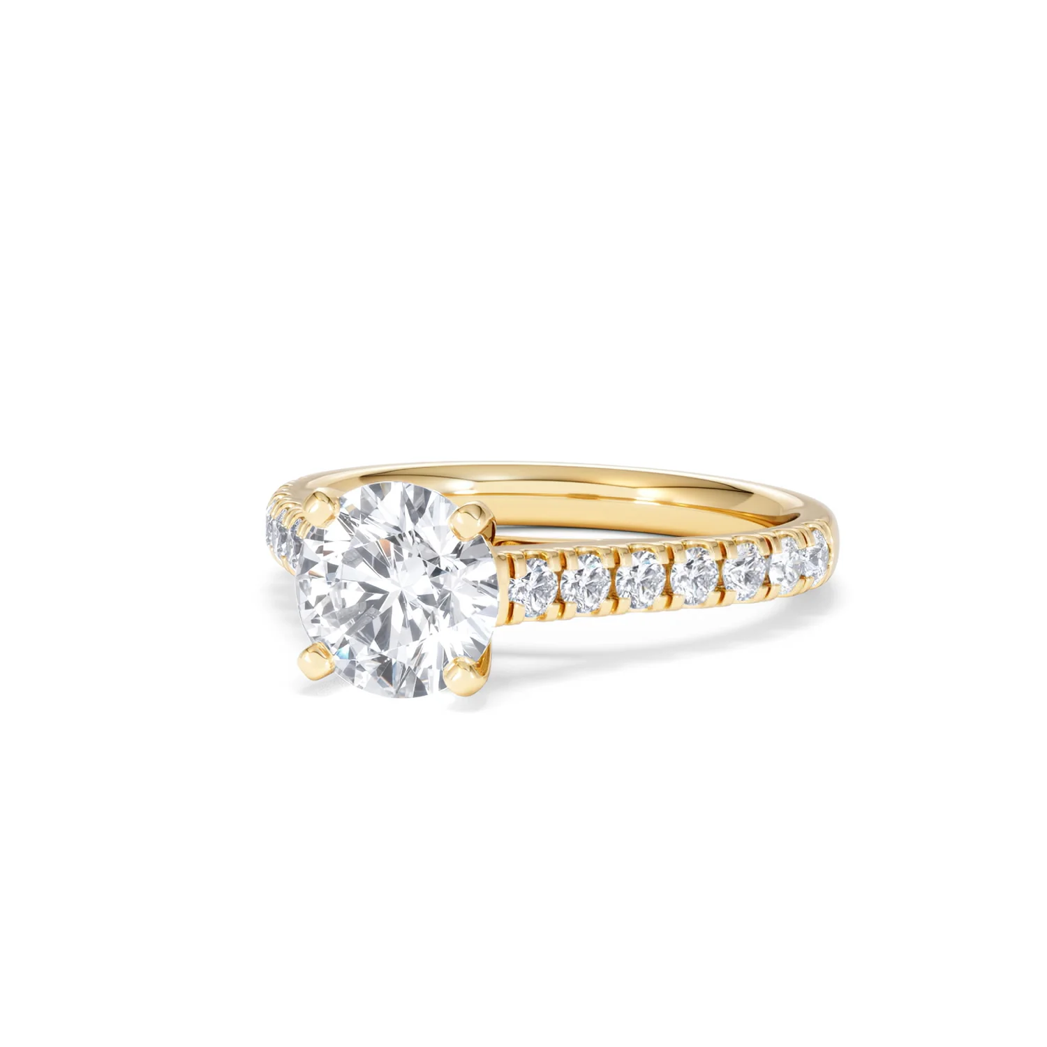 Natalia Lab Diamond Engagement Side Stone Ring 18K Gold 2.00CT F/VS1 - Image 83