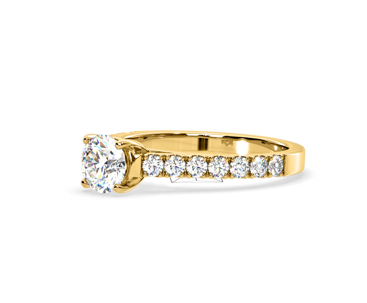 Natalia Lab Diamond Engagement Side Stone Ring 18K Gold 2.00CT F/VS1 - Image 97