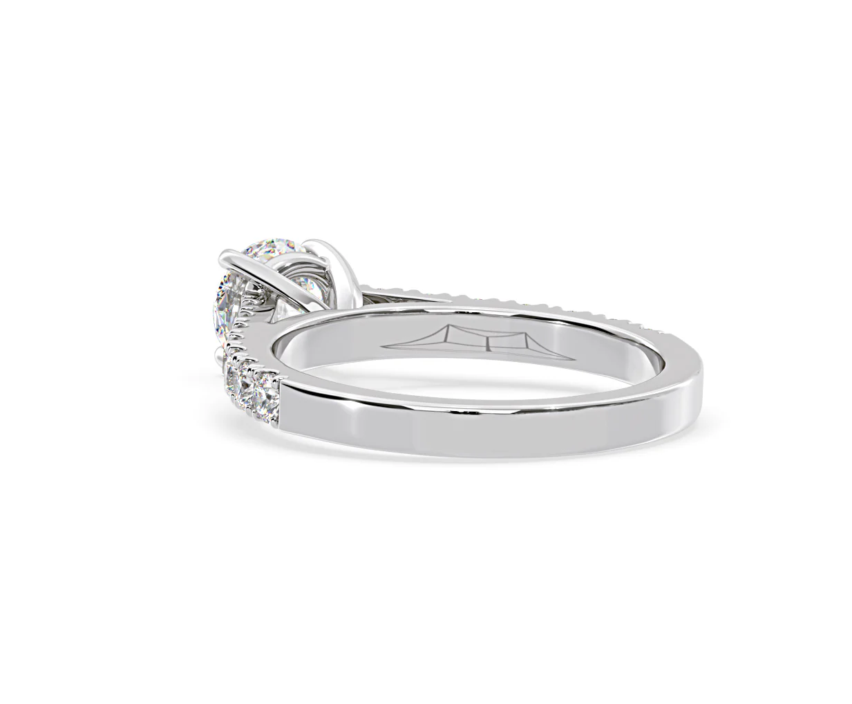 Natalia Lab Diamond Engagement Side Stone Ring 18KW Gold 2.50CT F/VS1 - Image 121