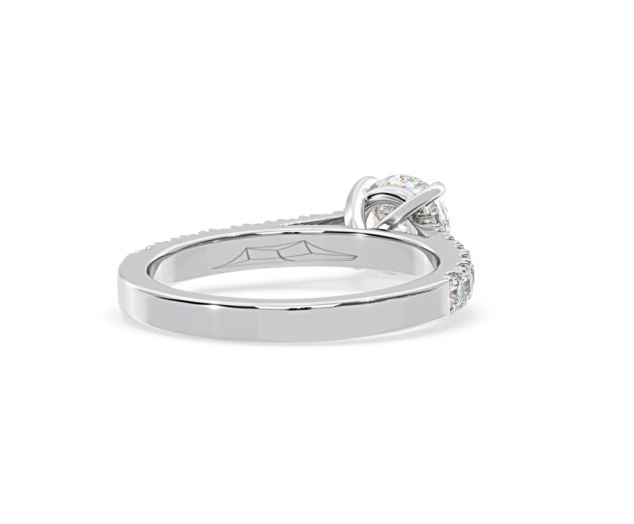 Natalia Lab Diamond Engagement Side Stone Ring 18KW Gold 2.50CT F/VS1 - Image 134