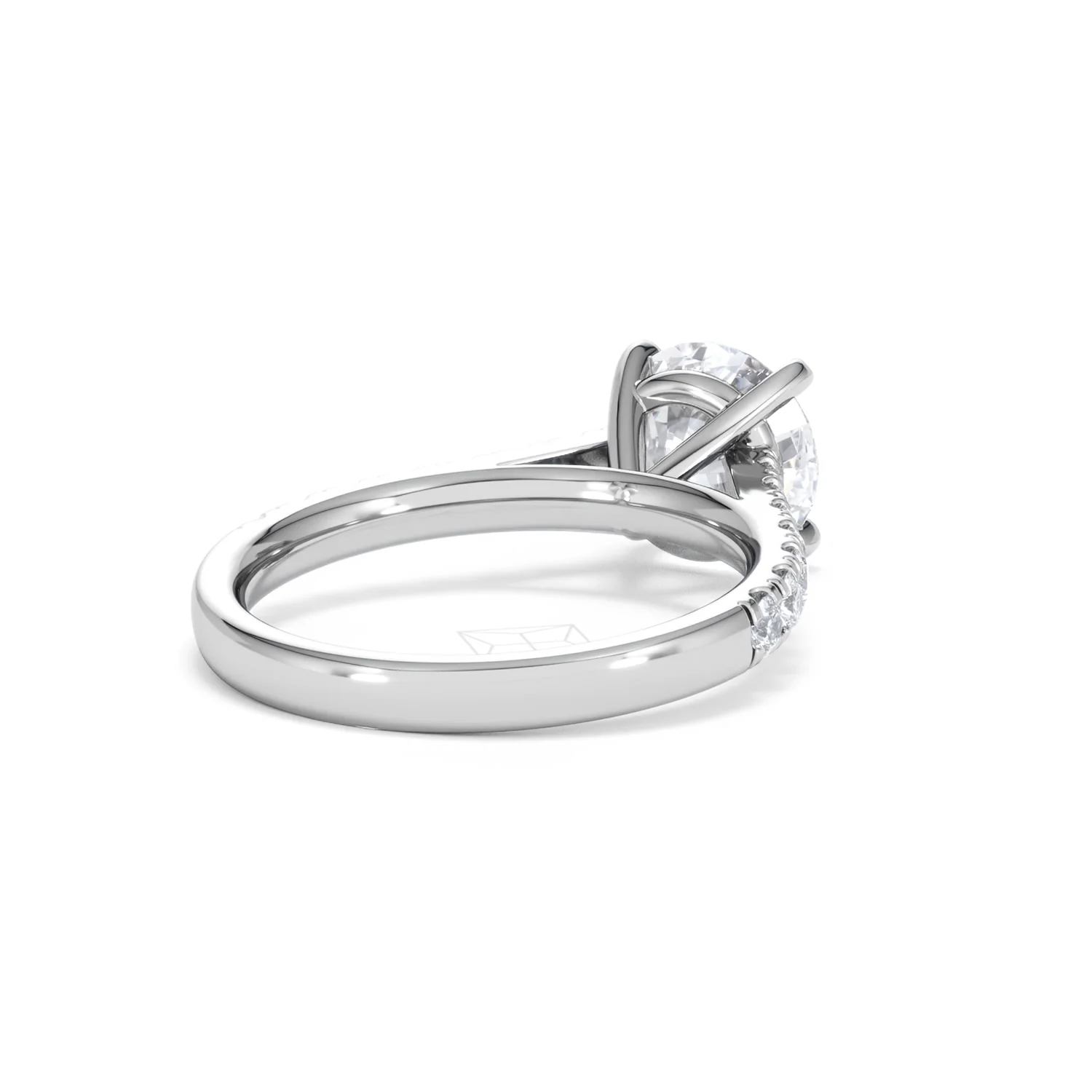 Natalia Lab Diamond Engagement Side Stone Ring 18KW Gold 2.50CT F/VS1 - Image 42