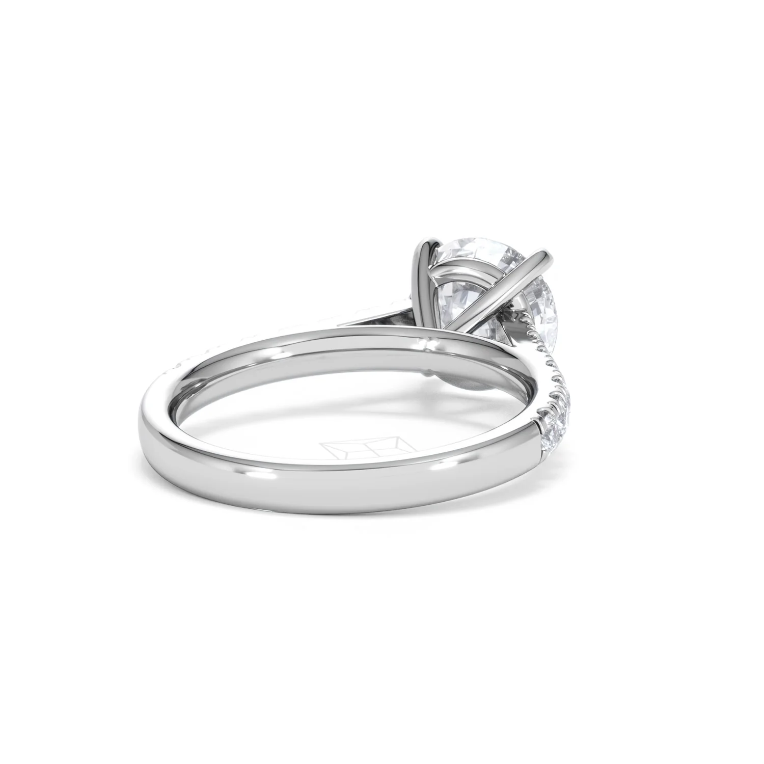 Natalia Lab Diamond Engagement Side Stone Ring 18KW Gold 2.50CT F/VS1 - Image 43