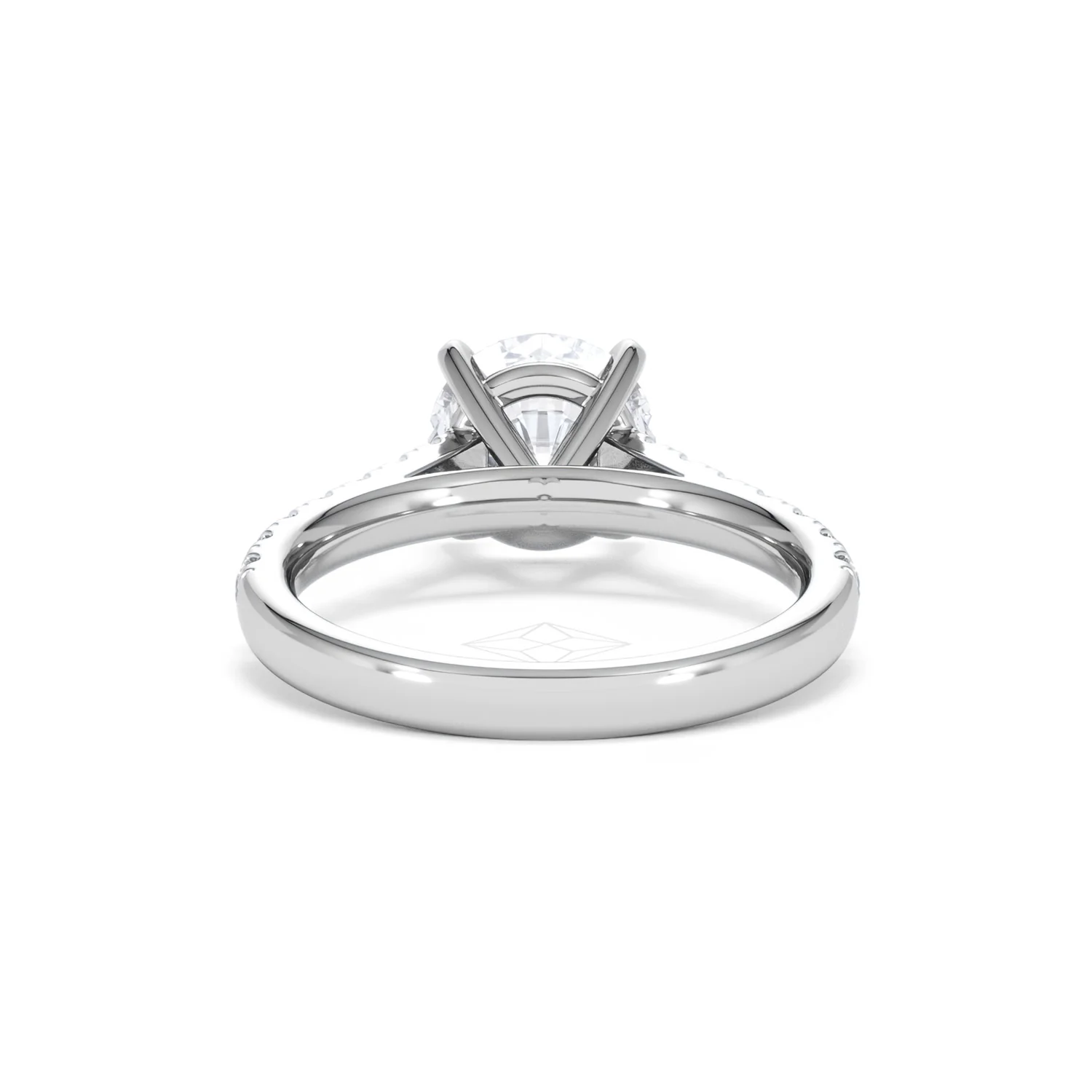 Natalia Lab Diamond Engagement Side Stone Ring 18KW Gold 2.50CT F/VS1 - Image 49