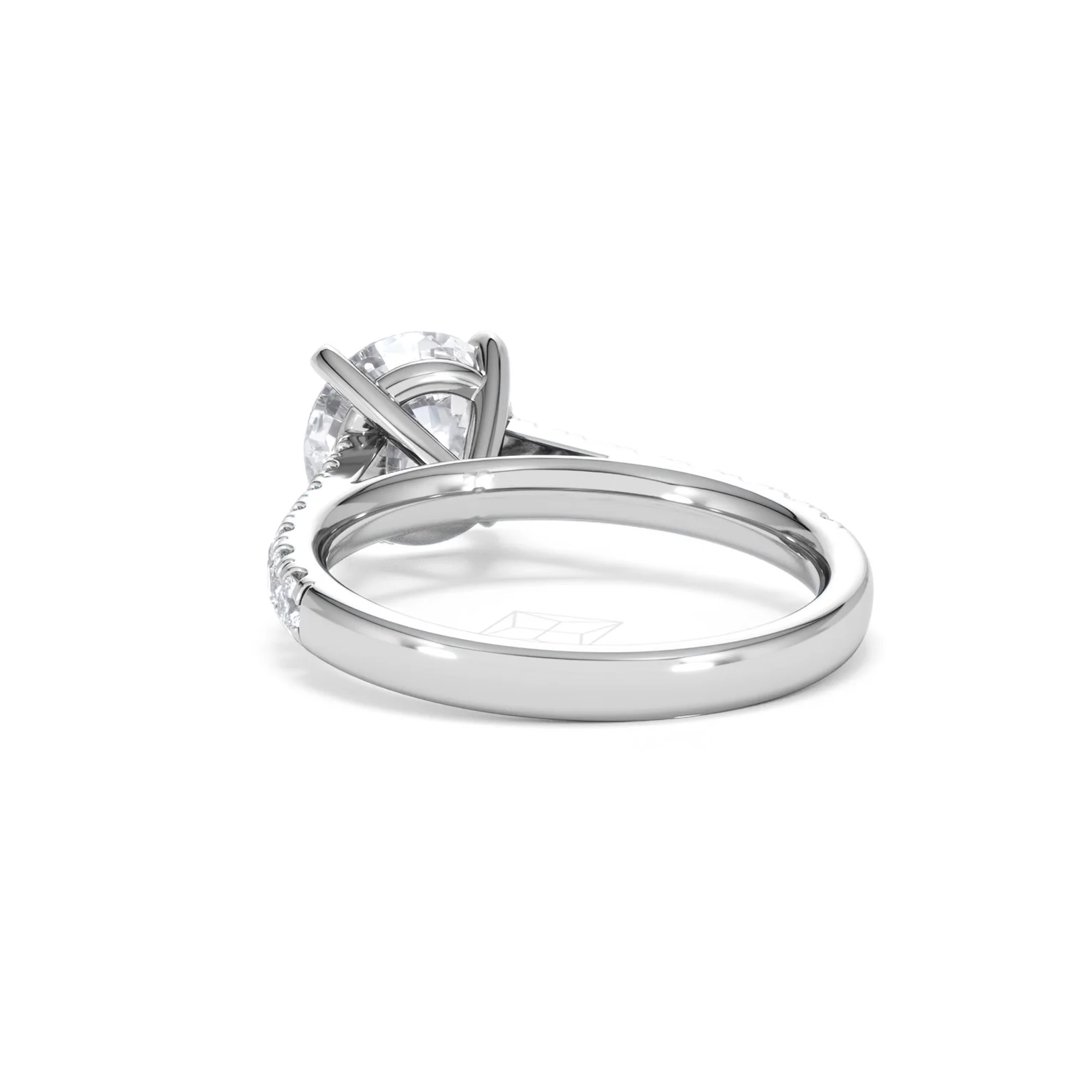 Natalia Lab Diamond Engagement Side Stone Ring 18KW Gold 2.50CT F/VS1 - Image 54