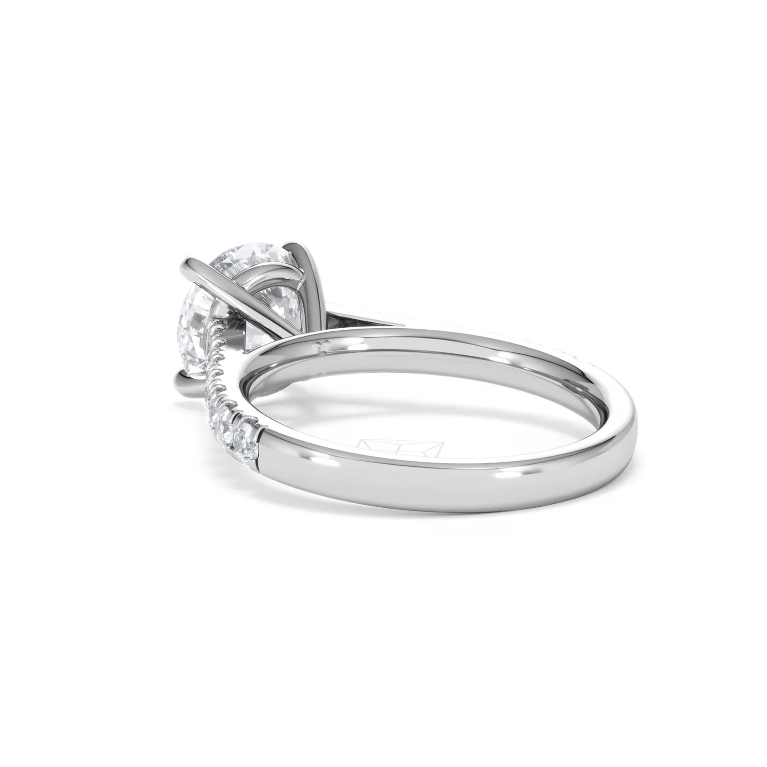 Natalia Lab Diamond Engagement Side Stone Ring 18KW Gold 2.50CT F/VS1 - Image 57