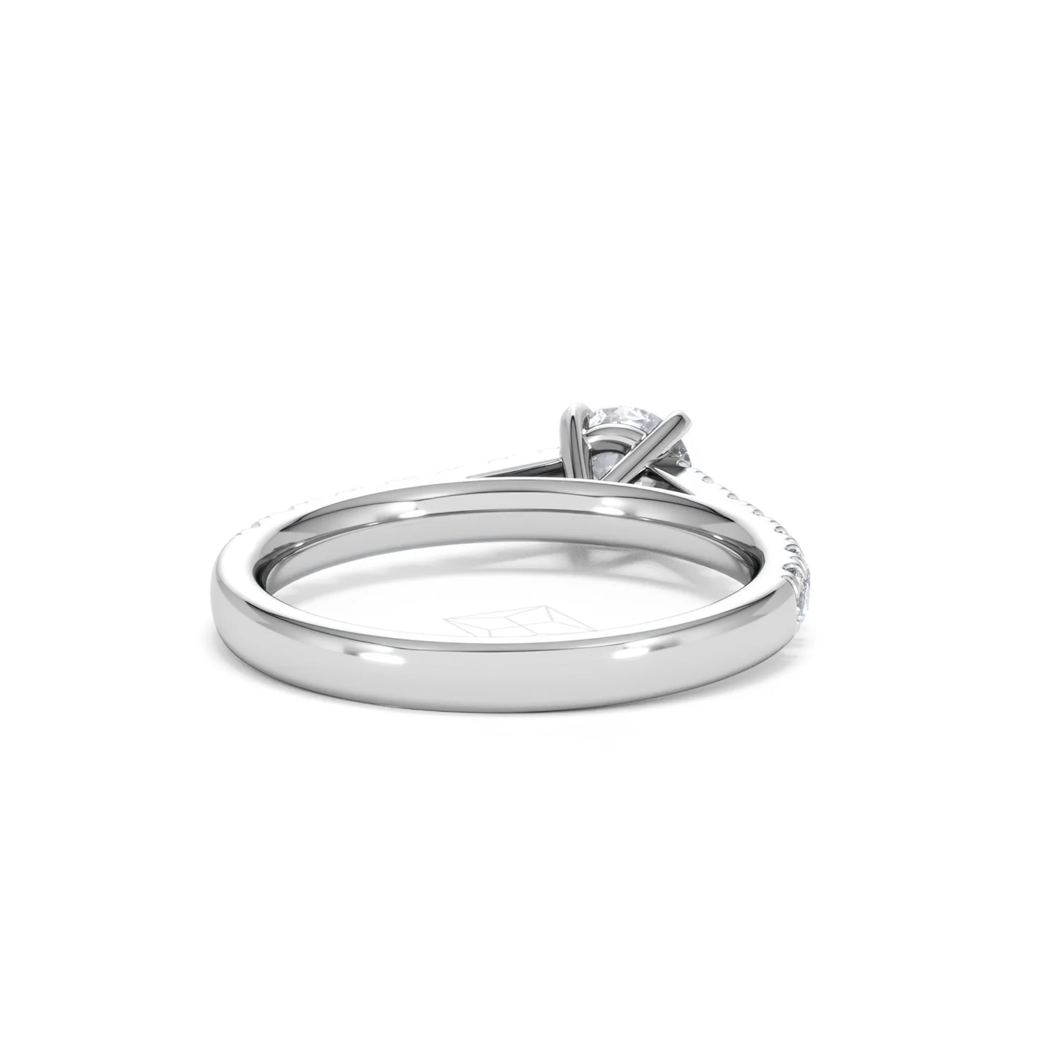 Natalia Lab Diamond Engagement Side Stone Ring Platinum 0.91CT F/VS1 - Image 44