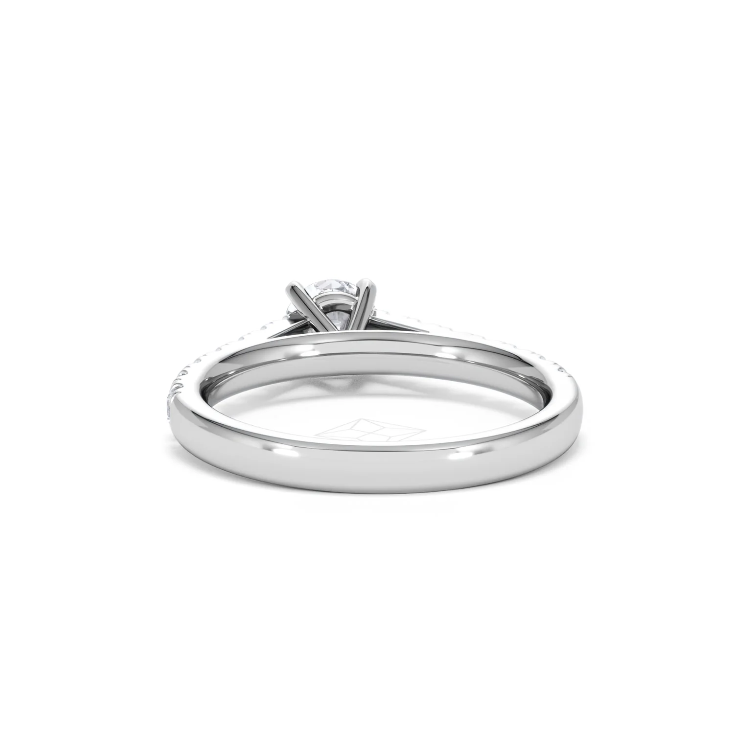 Natalia Lab Diamond Engagement Side Stone Ring Platinum 0.91CT F/VS1 - Image 50