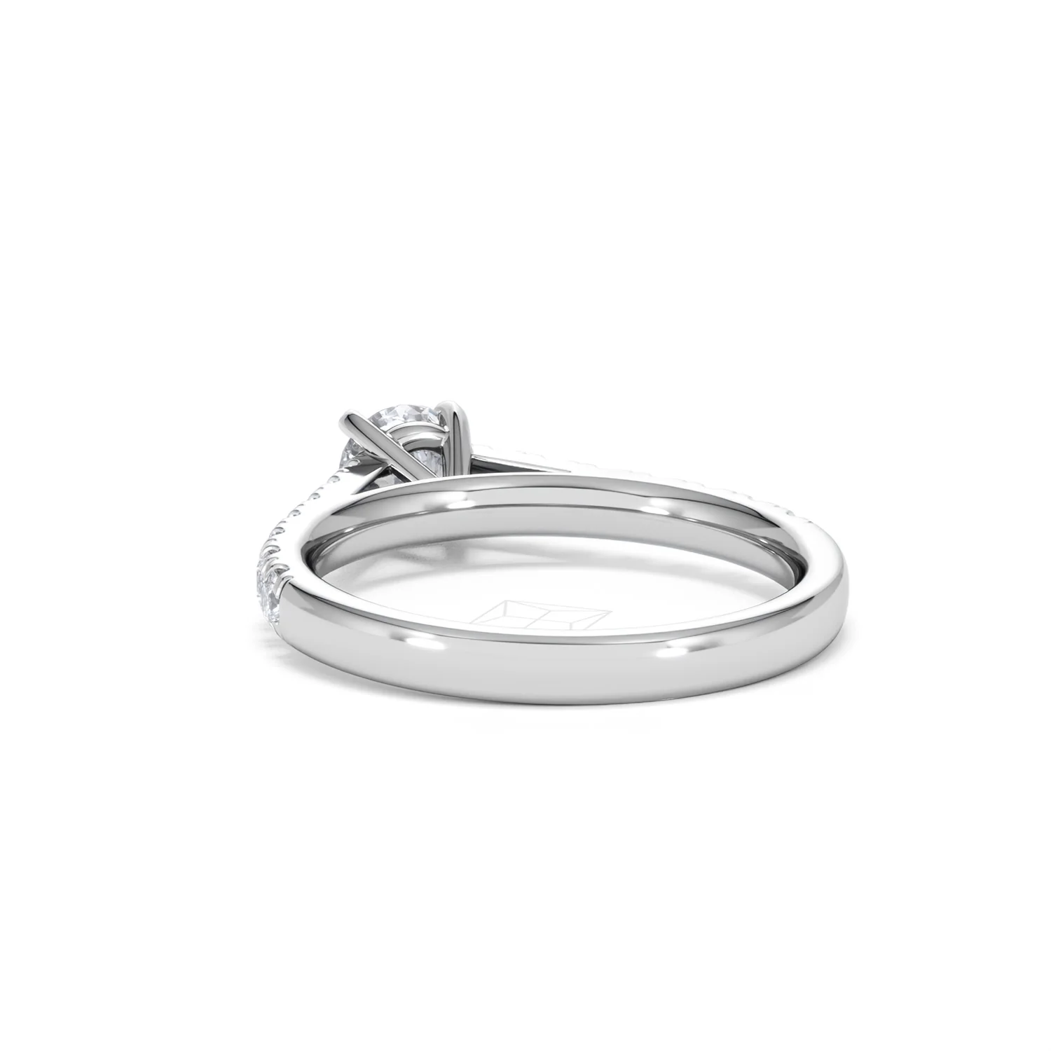 Natalia Lab Diamond Engagement Side Stone Ring Platinum 0.91CT F/VS1 - Image 53