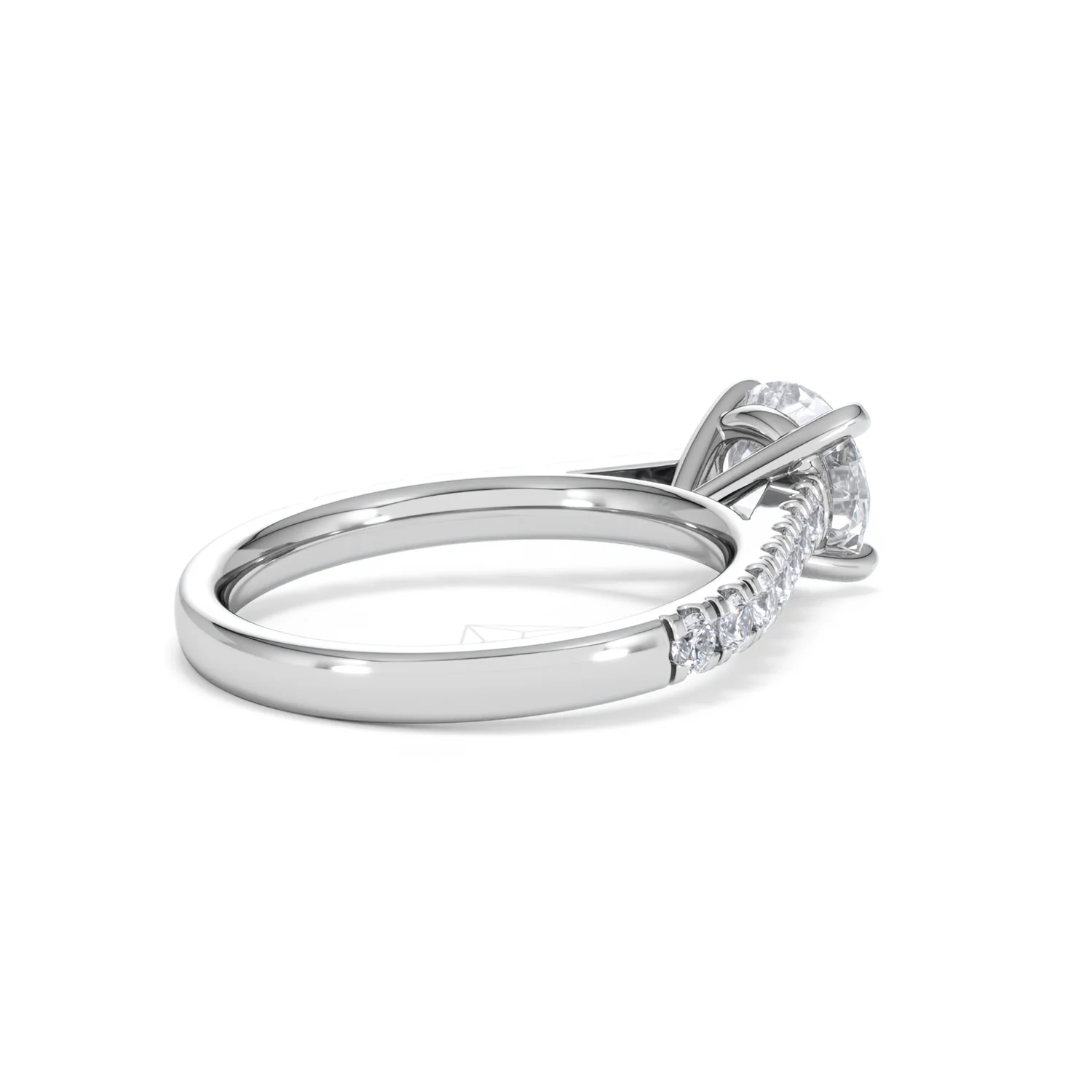 Natalia Lab Diamond Engagement Side Stone Ring Platinum 2.00CT F/VS1 - Image 37