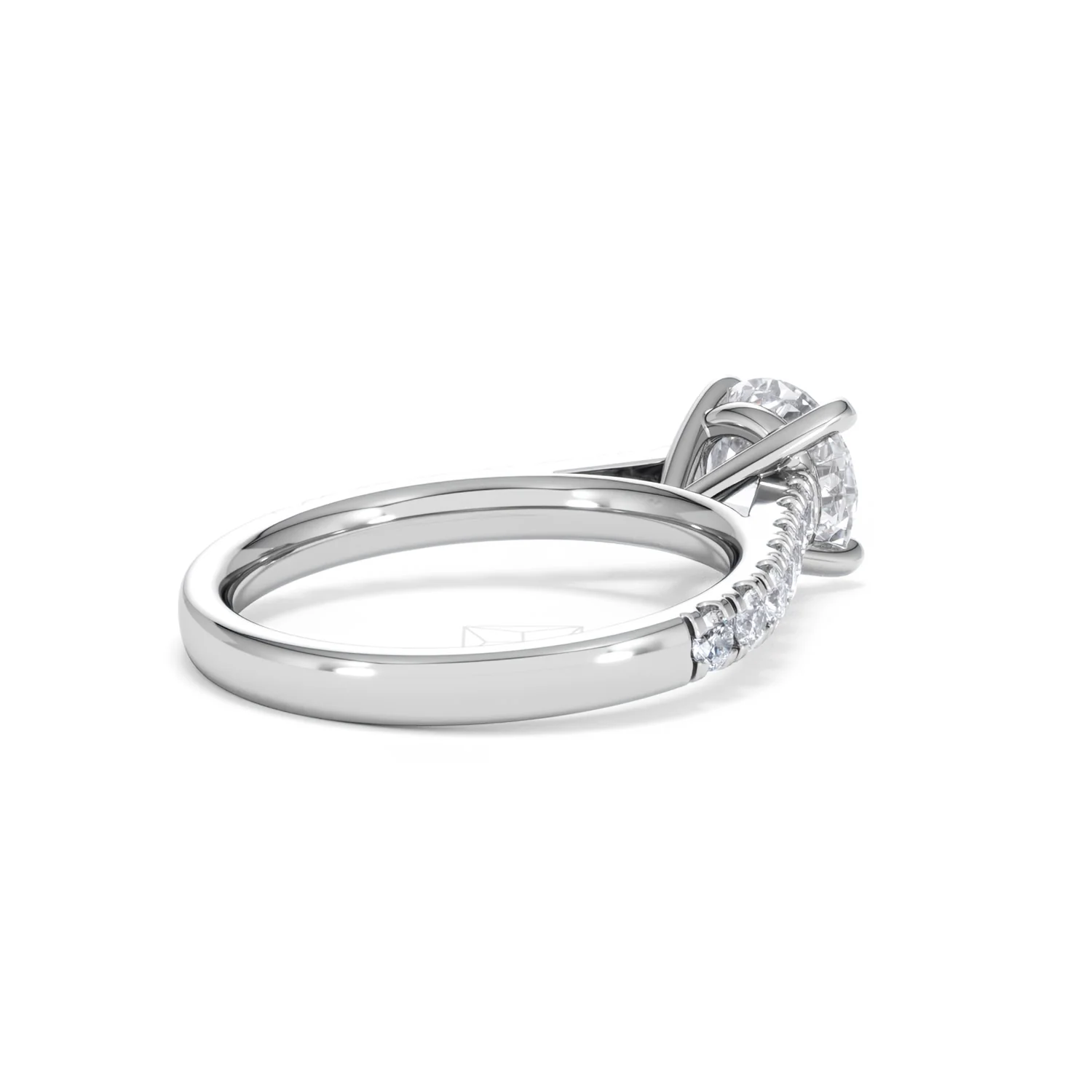 Natalia Lab Diamond Engagement Side Stone Ring Platinum 2.00CT F/VS1 - Image 38