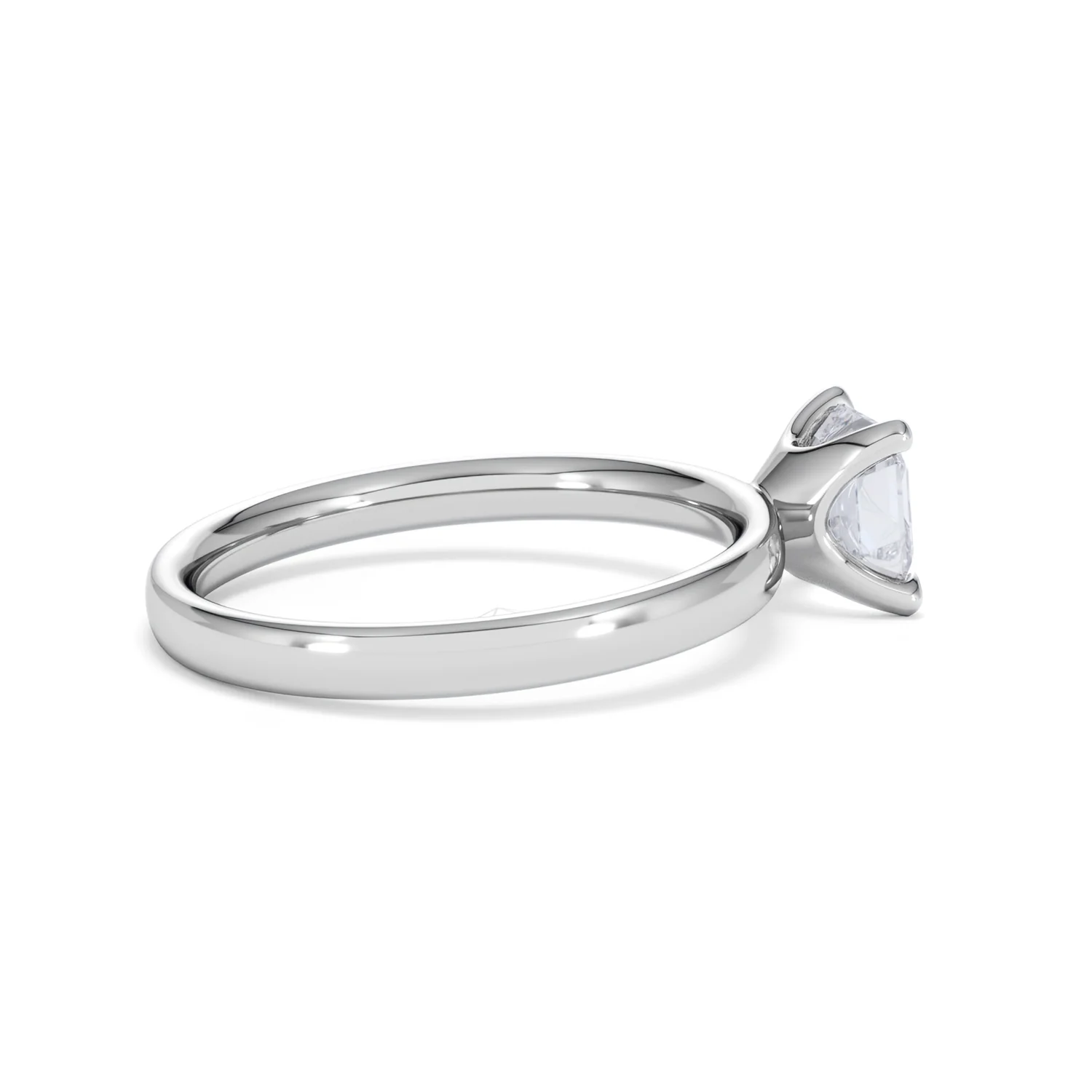 Origin 1.00ct Asscher Cut Lab Diamond Solitaire Engagement Ring in Platinum - Image 32