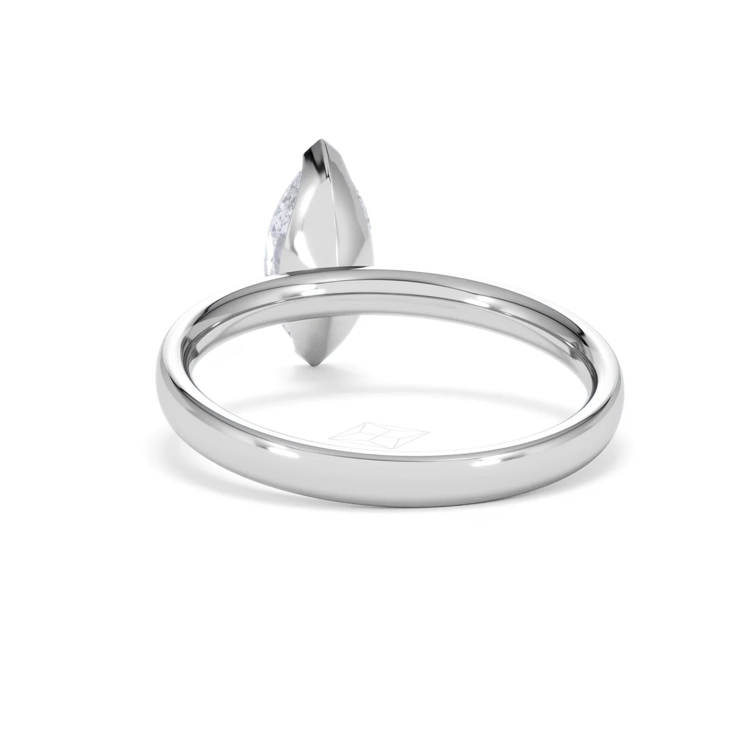 Origin 1.00ct Marquise Cut Lab Diamond Solitaire Engagement Ring in 18K White Gold - Image 51